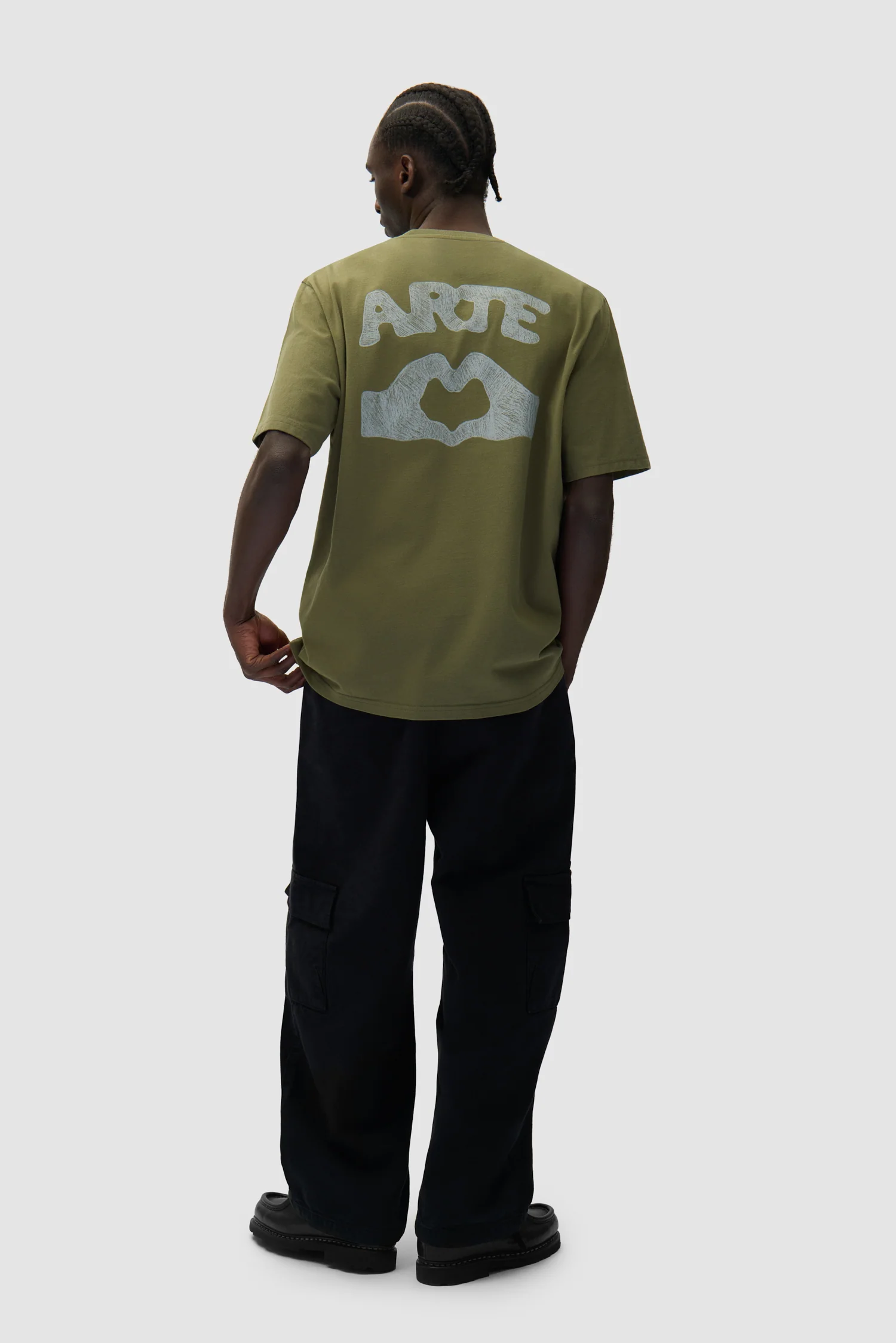 Diels Scribble T-shirt - Green - Image 5