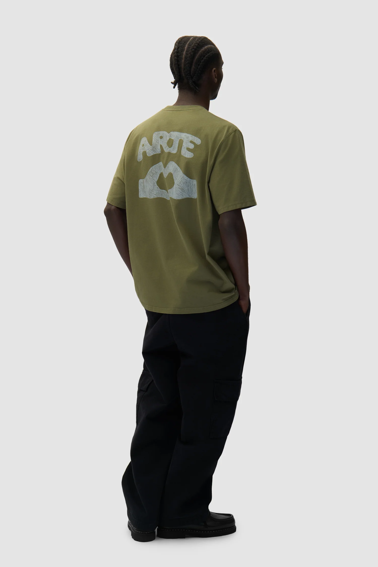 Diels Scribble T-shirt - Green - Image 6