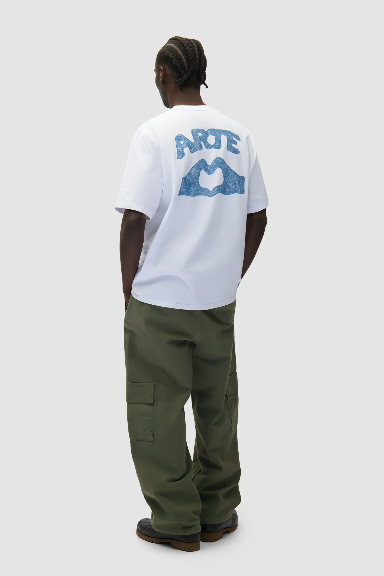 Diels Scribble T-shirt - White - Image 6