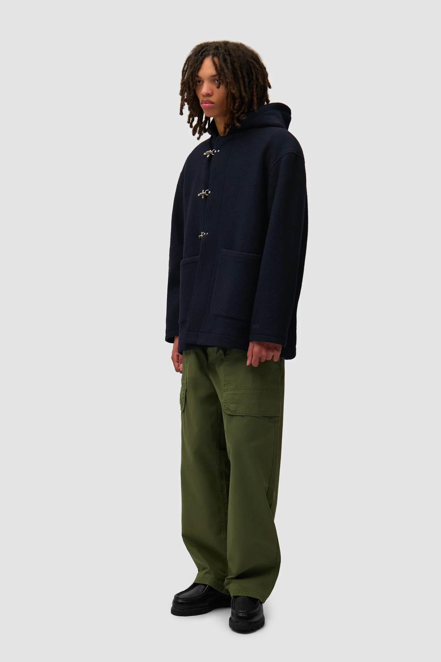 Duffel Coat - Navy - Image 5