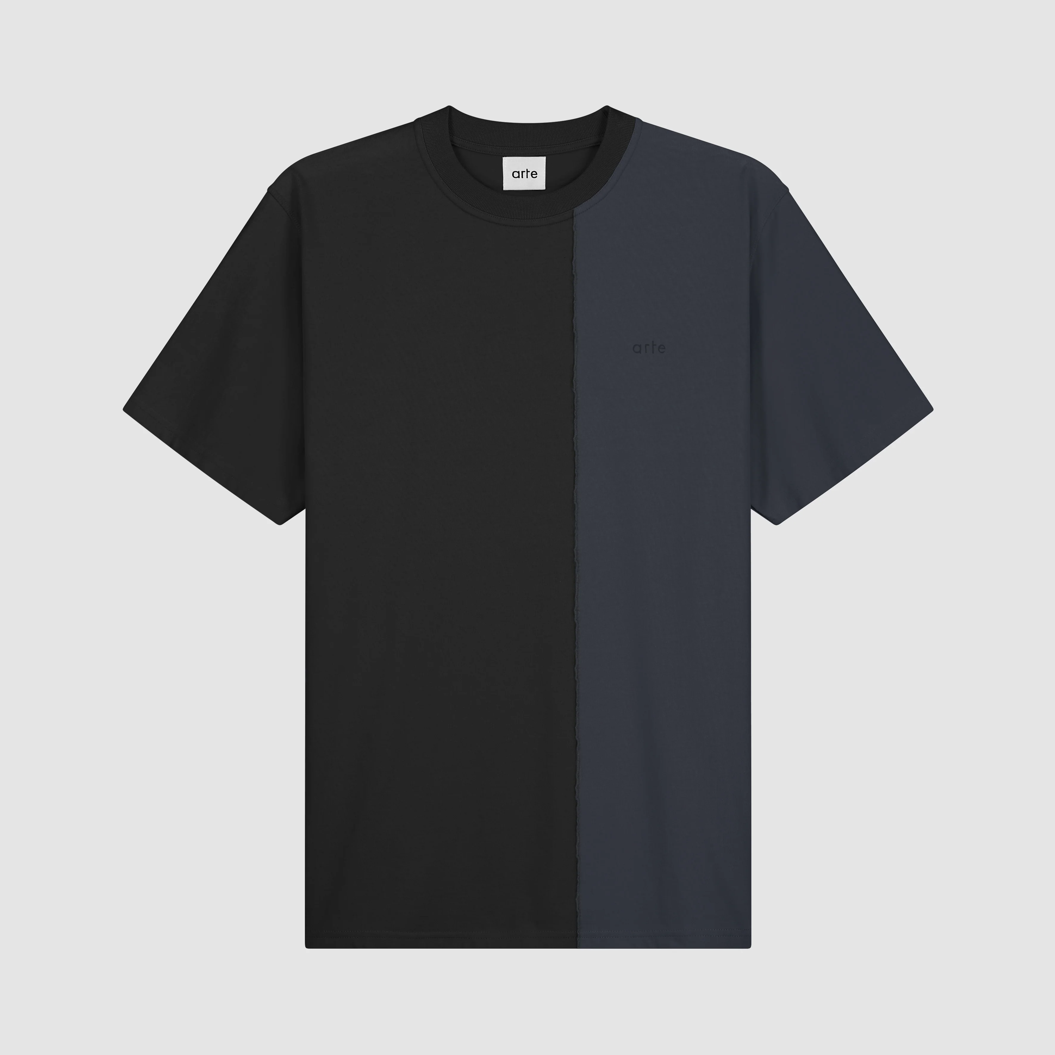 Duo Colour T-shirt - Navy/Black