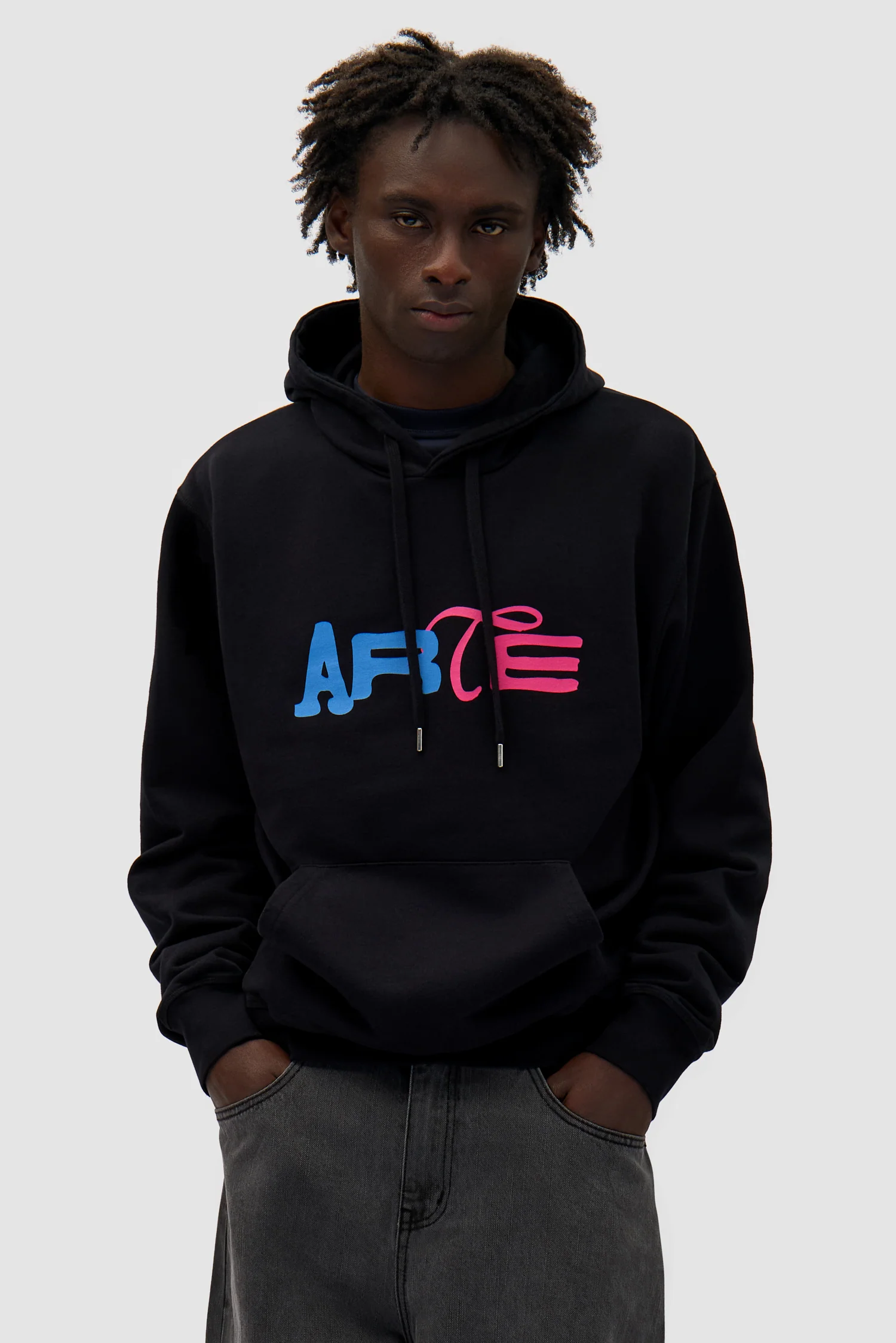Duo Logo Hoodie - Black - Image 2