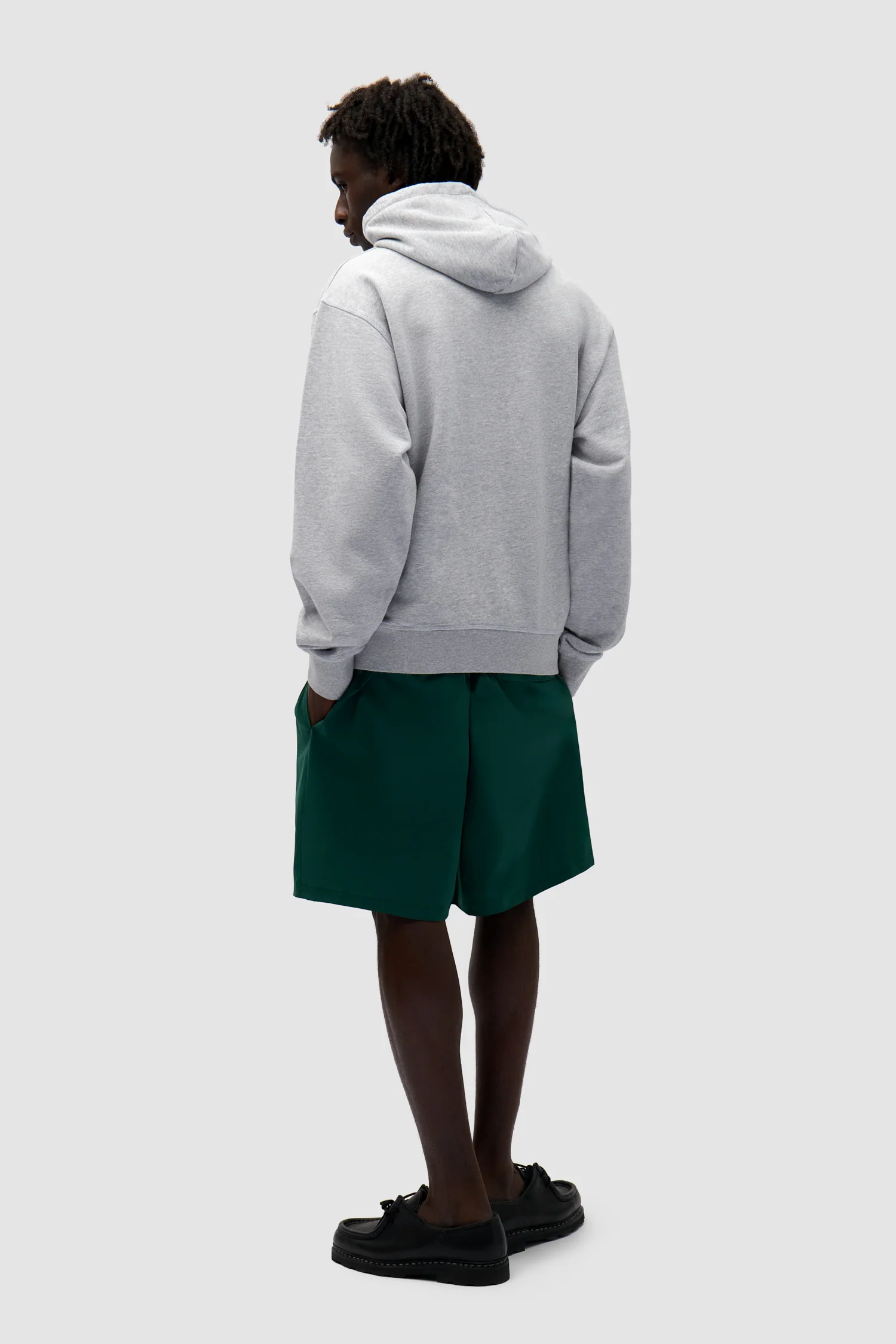 Duo Logo Hoodie - Grey - Image 6