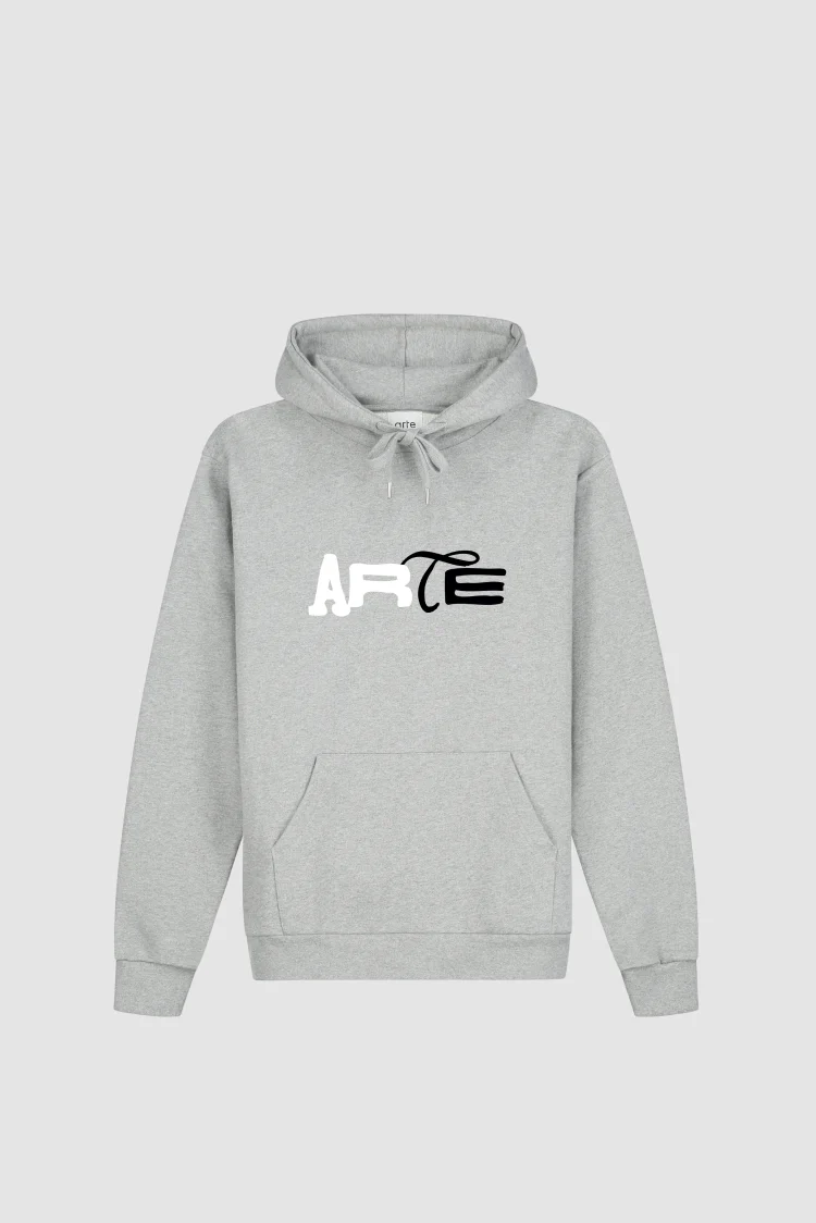 Duo Logo Hoodie - Grey - Image 8