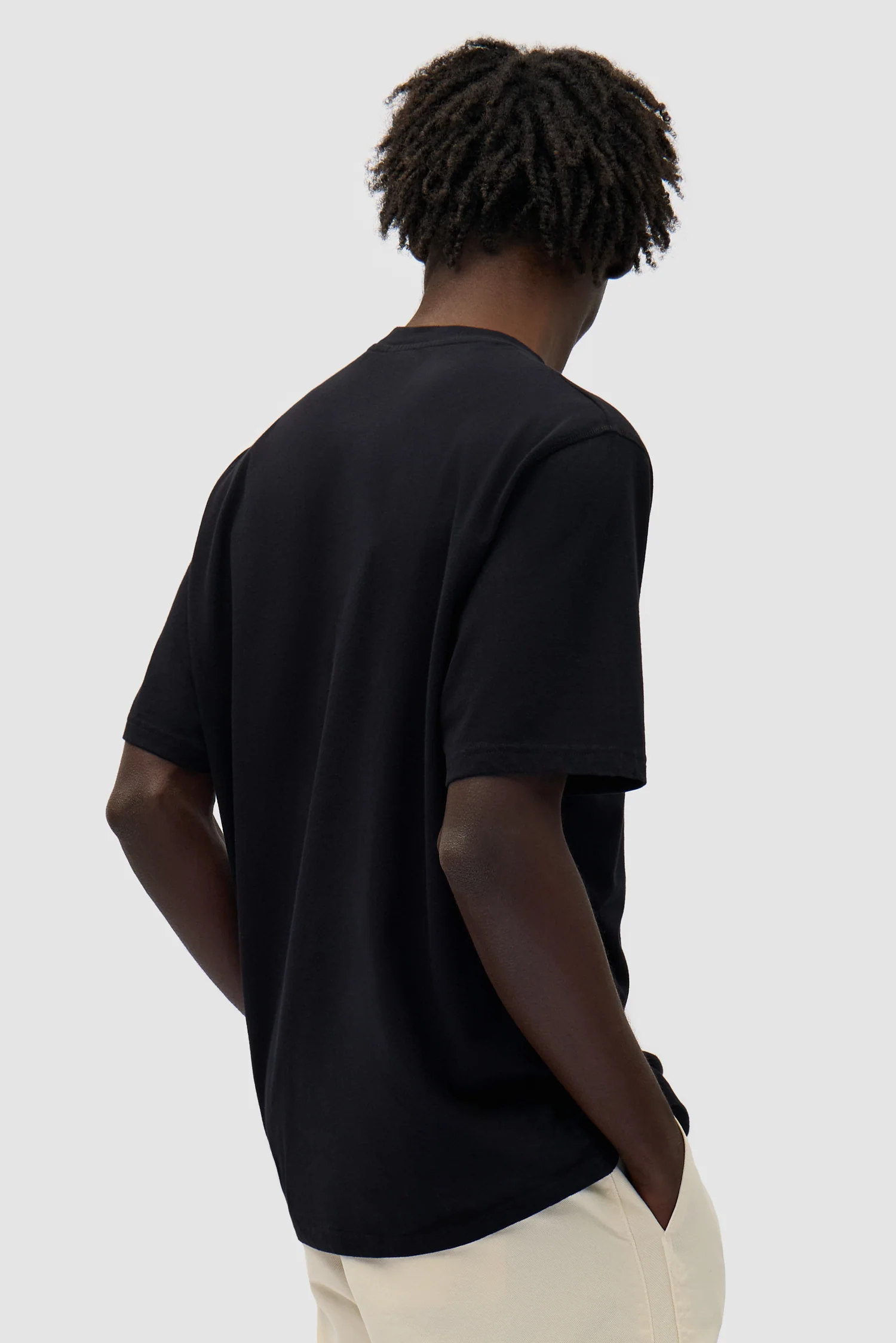 Duo Print Logo T-shirt - Black - Image 3