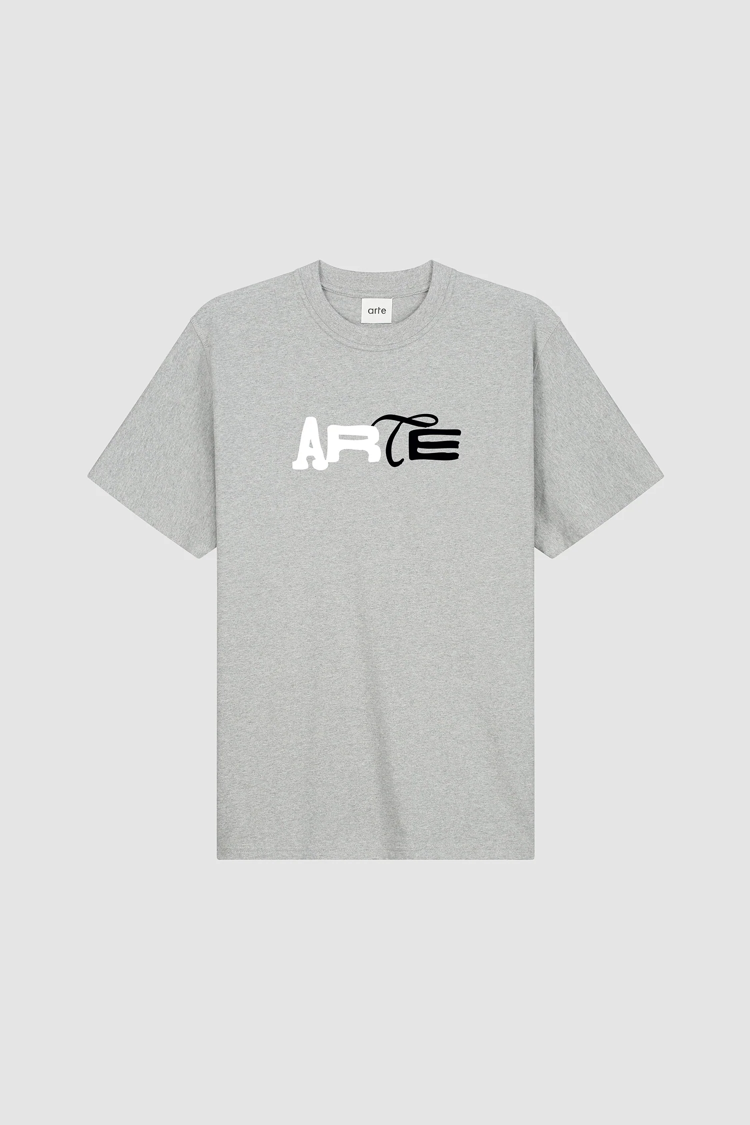 Duo Print Logo T-shirt - Grey - Image 8