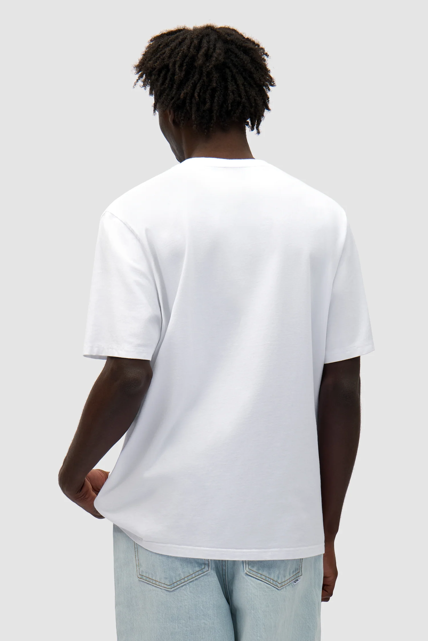 Duo Print Logo T-shirt - White - Image 3