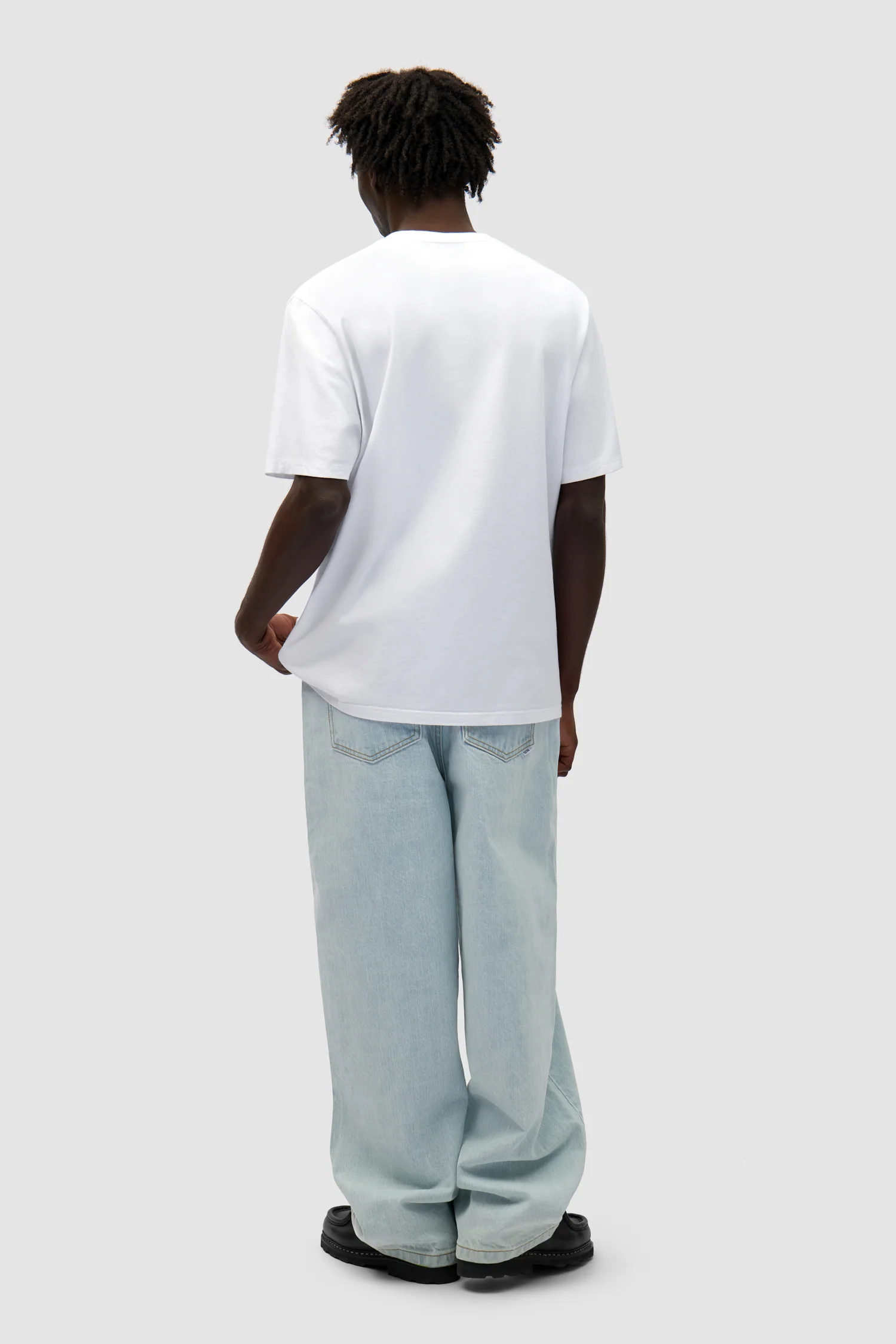 Duo Print Logo T-shirt - White - Image 6