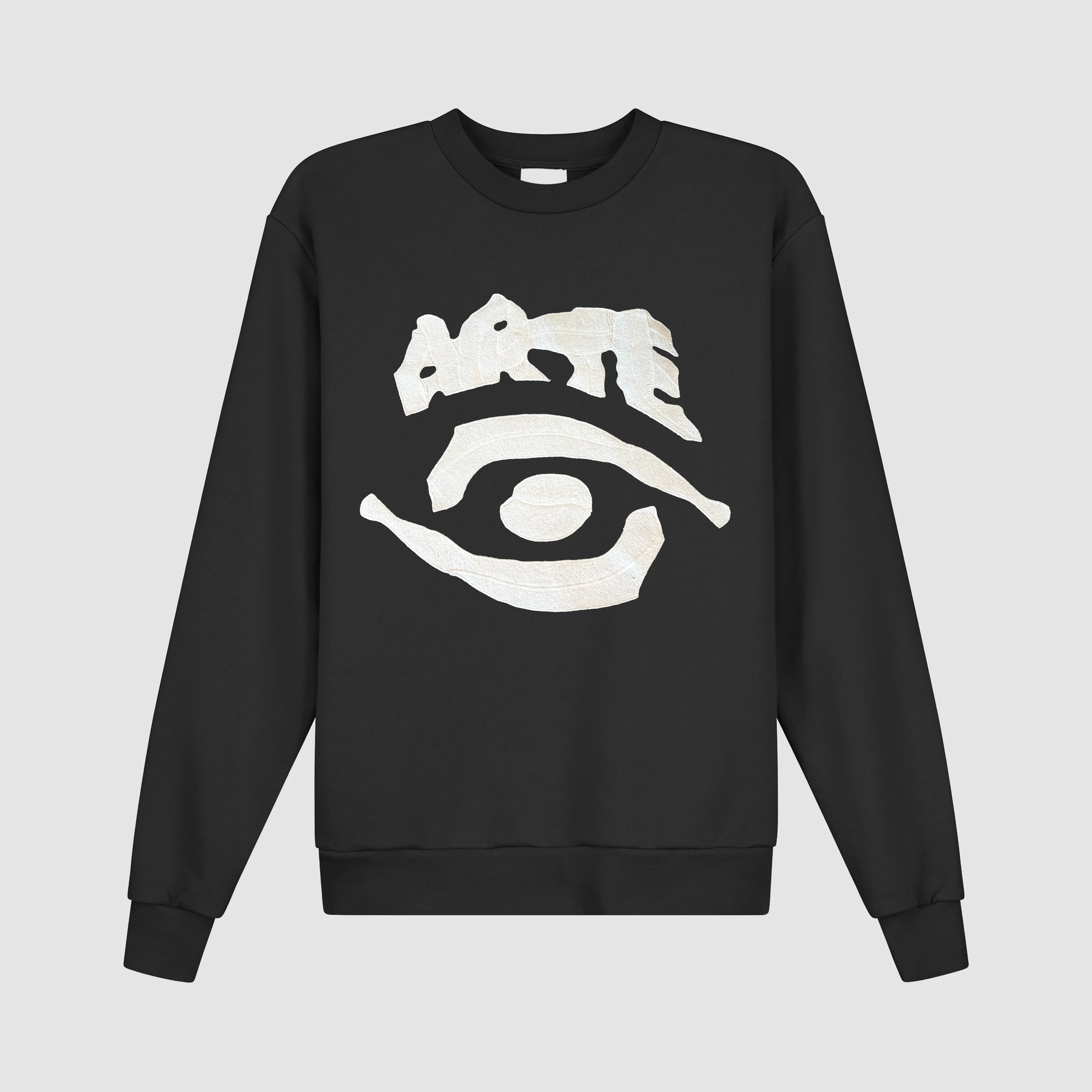 Eye Front Crewneck - Black