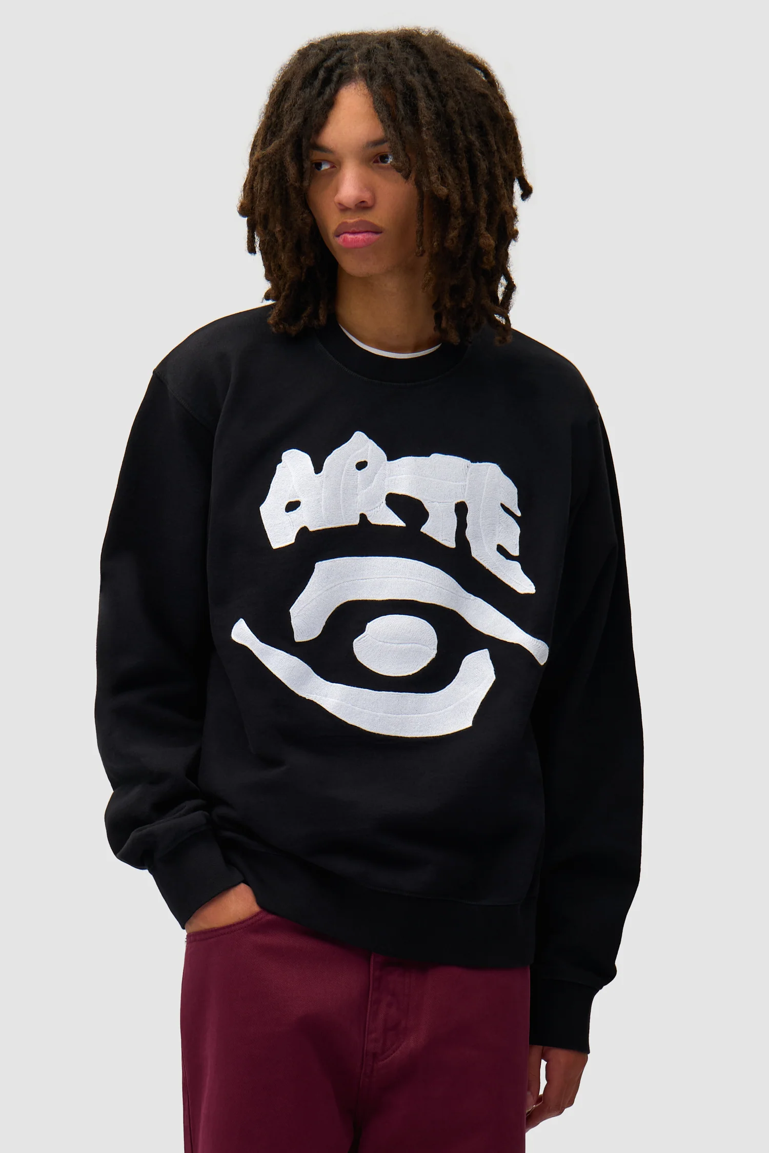 Eye Front Crewneck - Black - Image 2