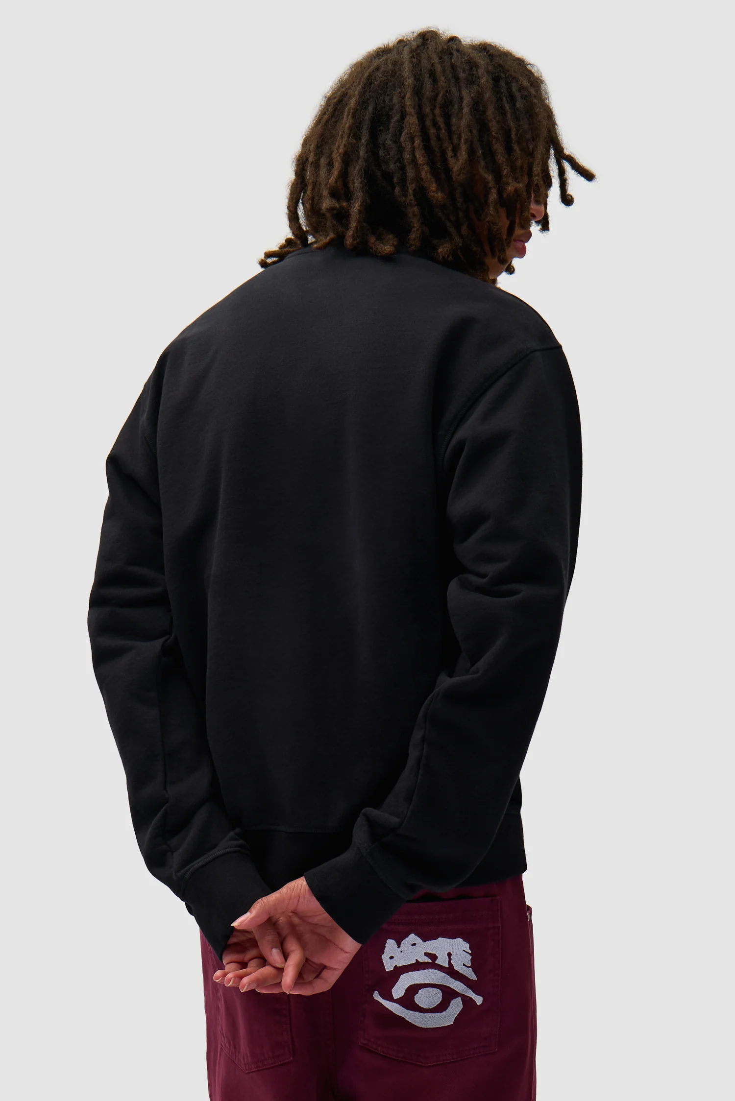 Eye Front Crewneck - Black - Image 3