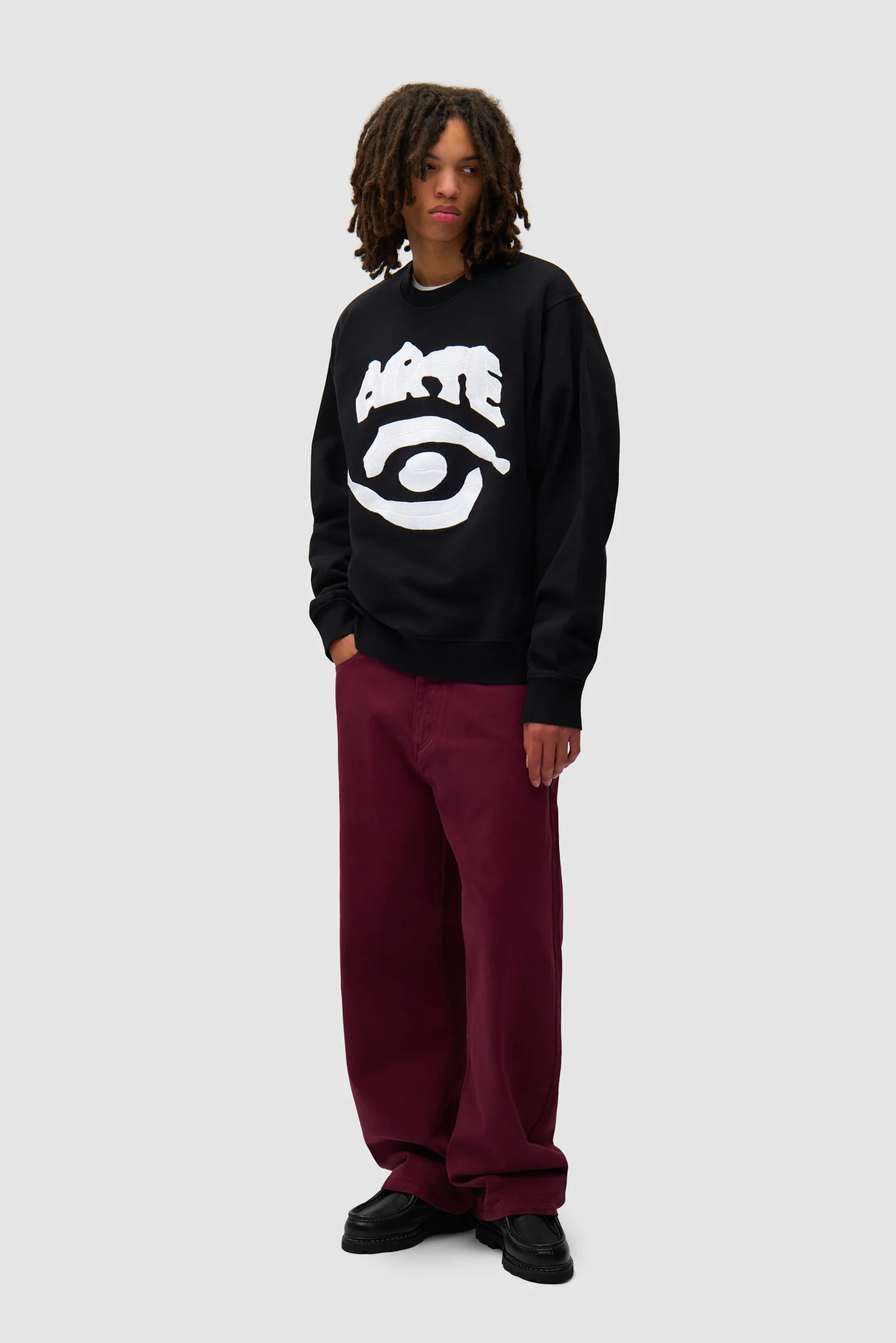 Eye Front Crewneck - Black - Image 4