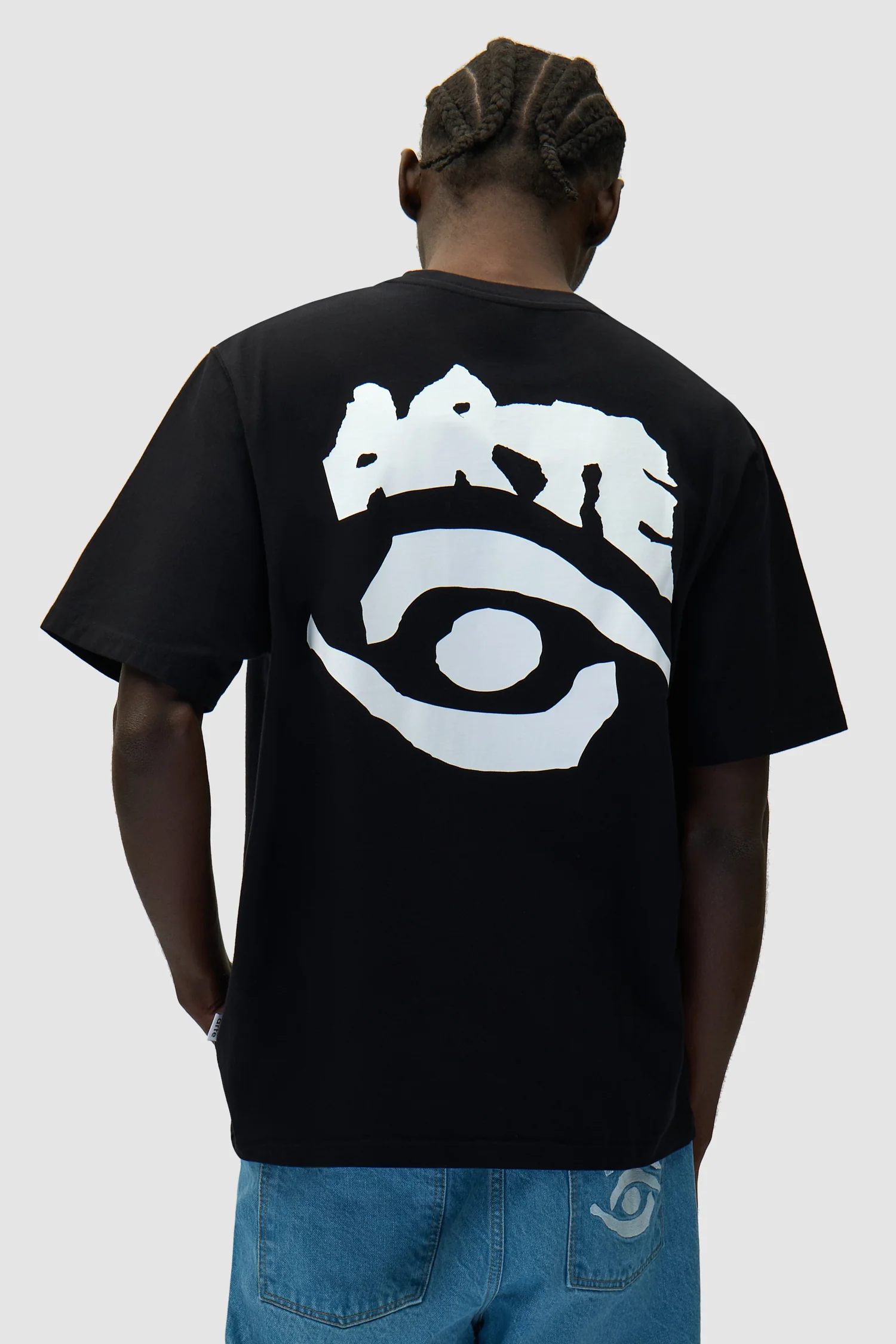 Eye Print T-shirt - Black - Image 2