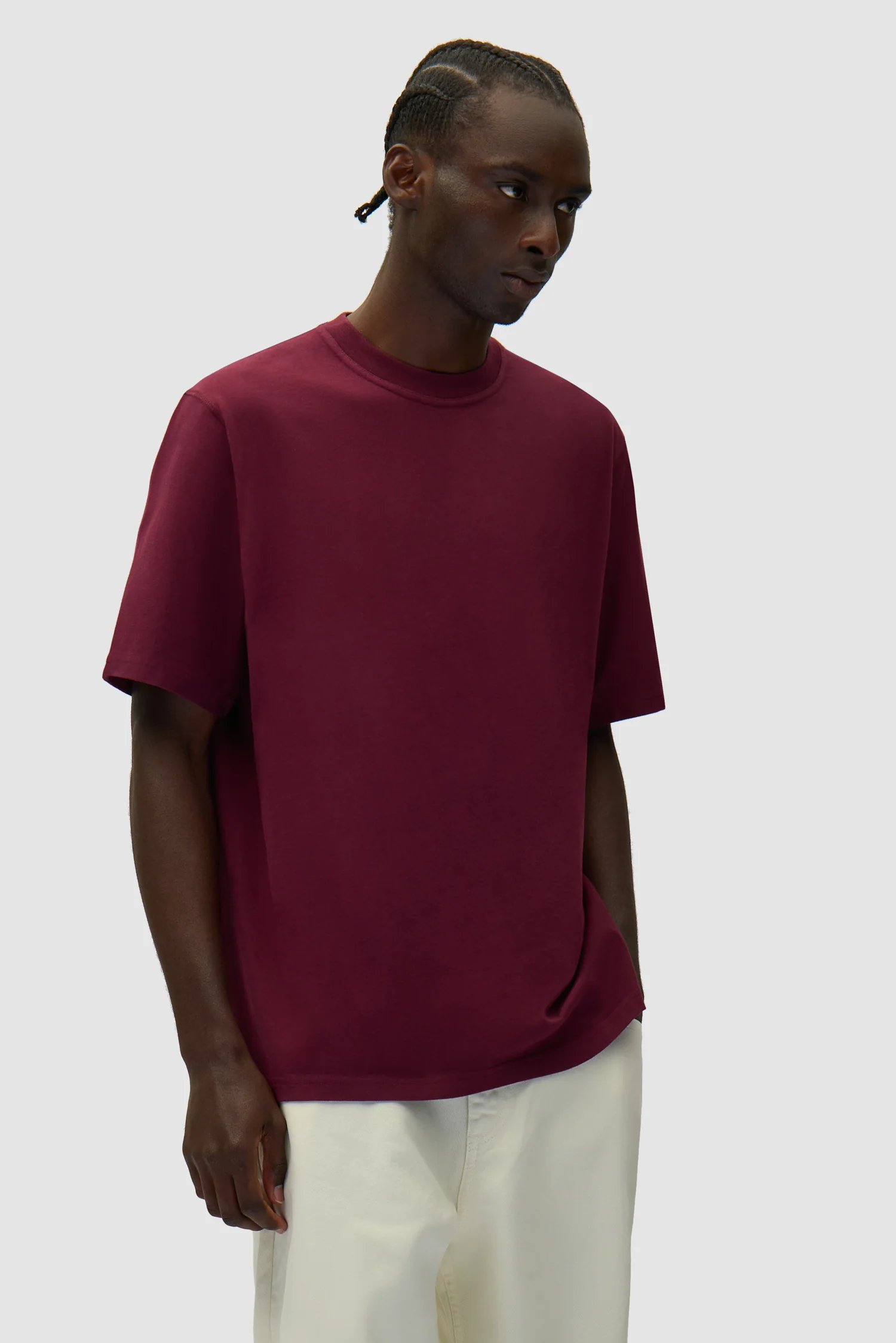 Eye Print T-shirt - Bordeaux - Image 3