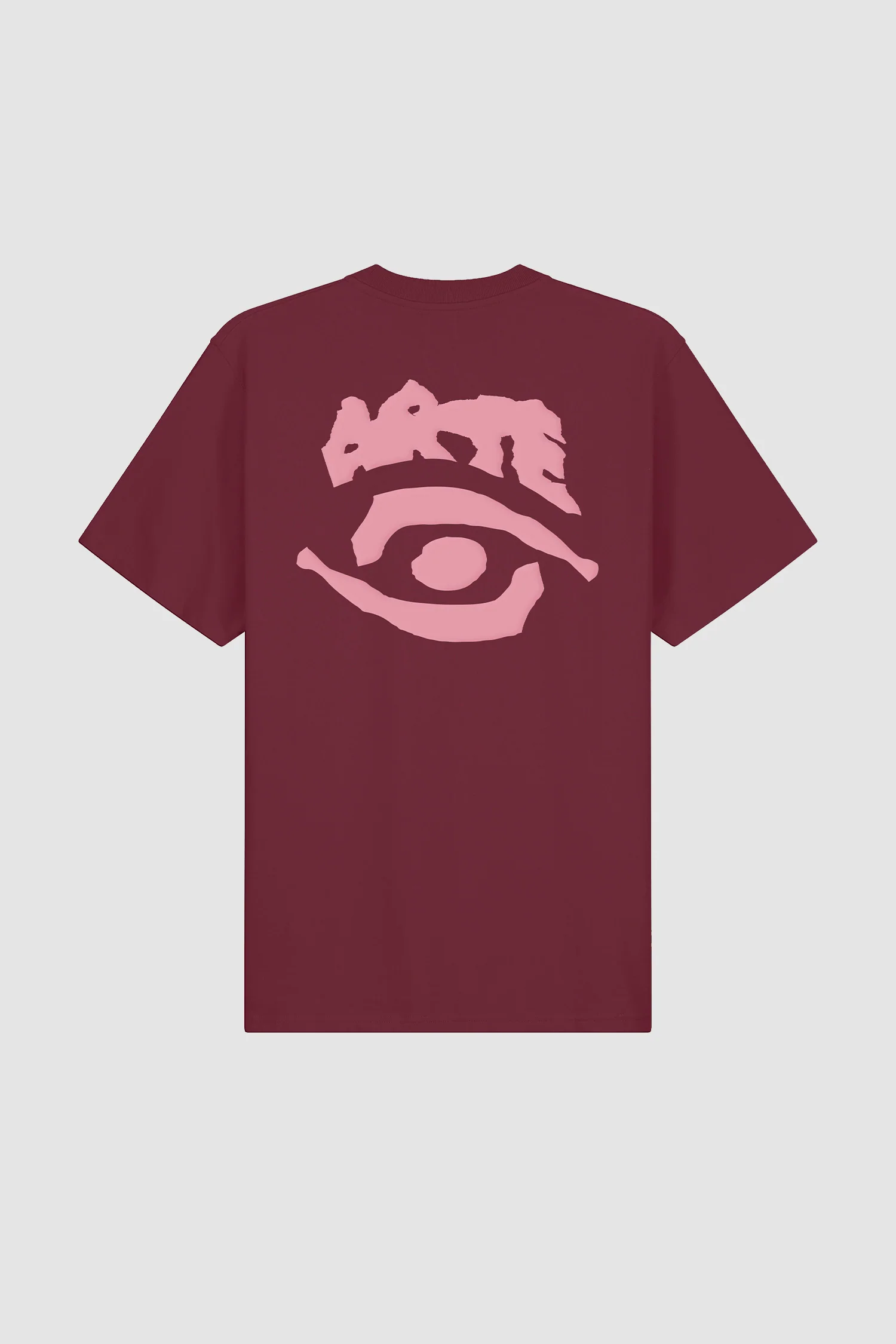 Eye Print T-shirt - Bordeaux - Image 8