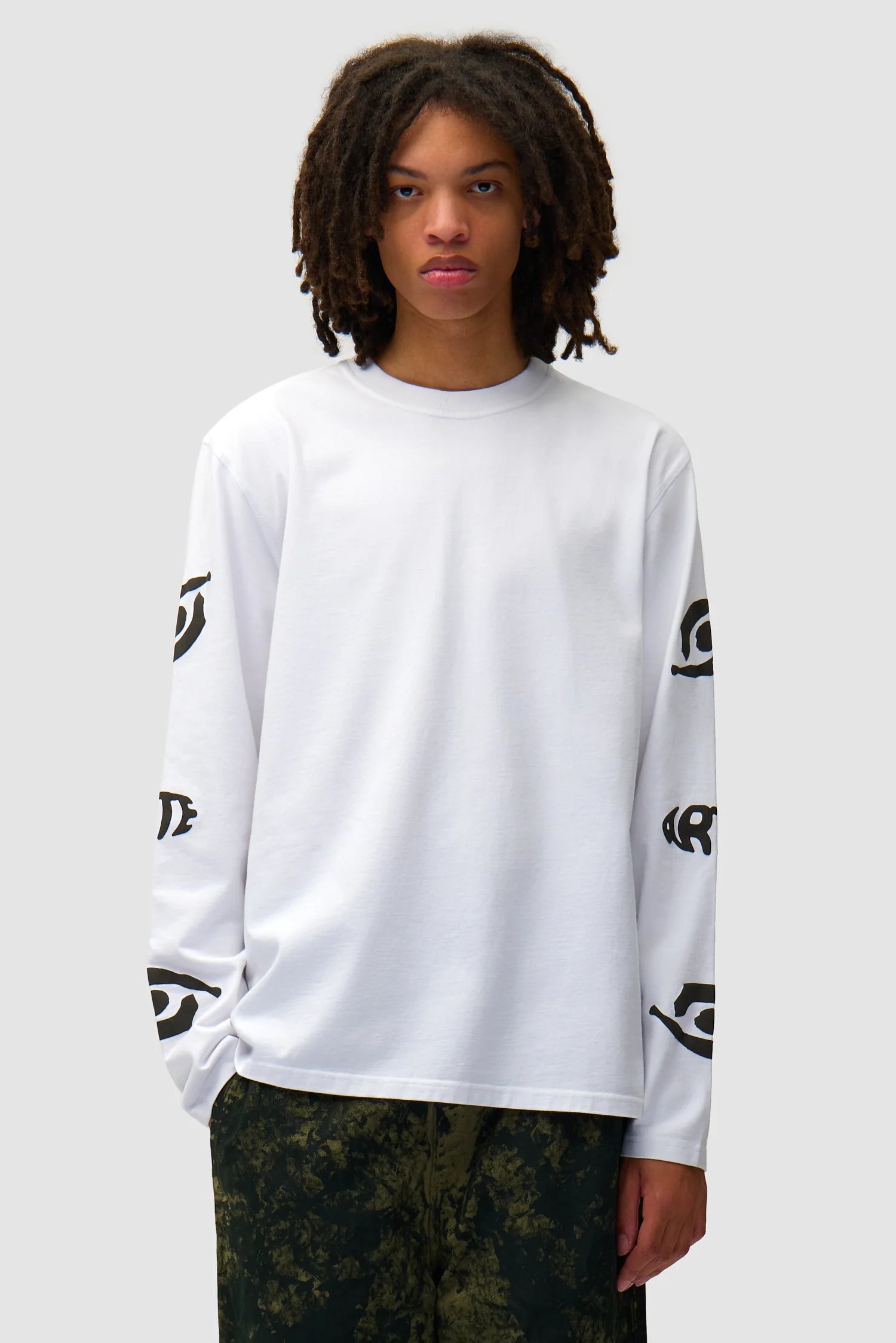 Eye Sleeve Longsleeve - White - Image 2