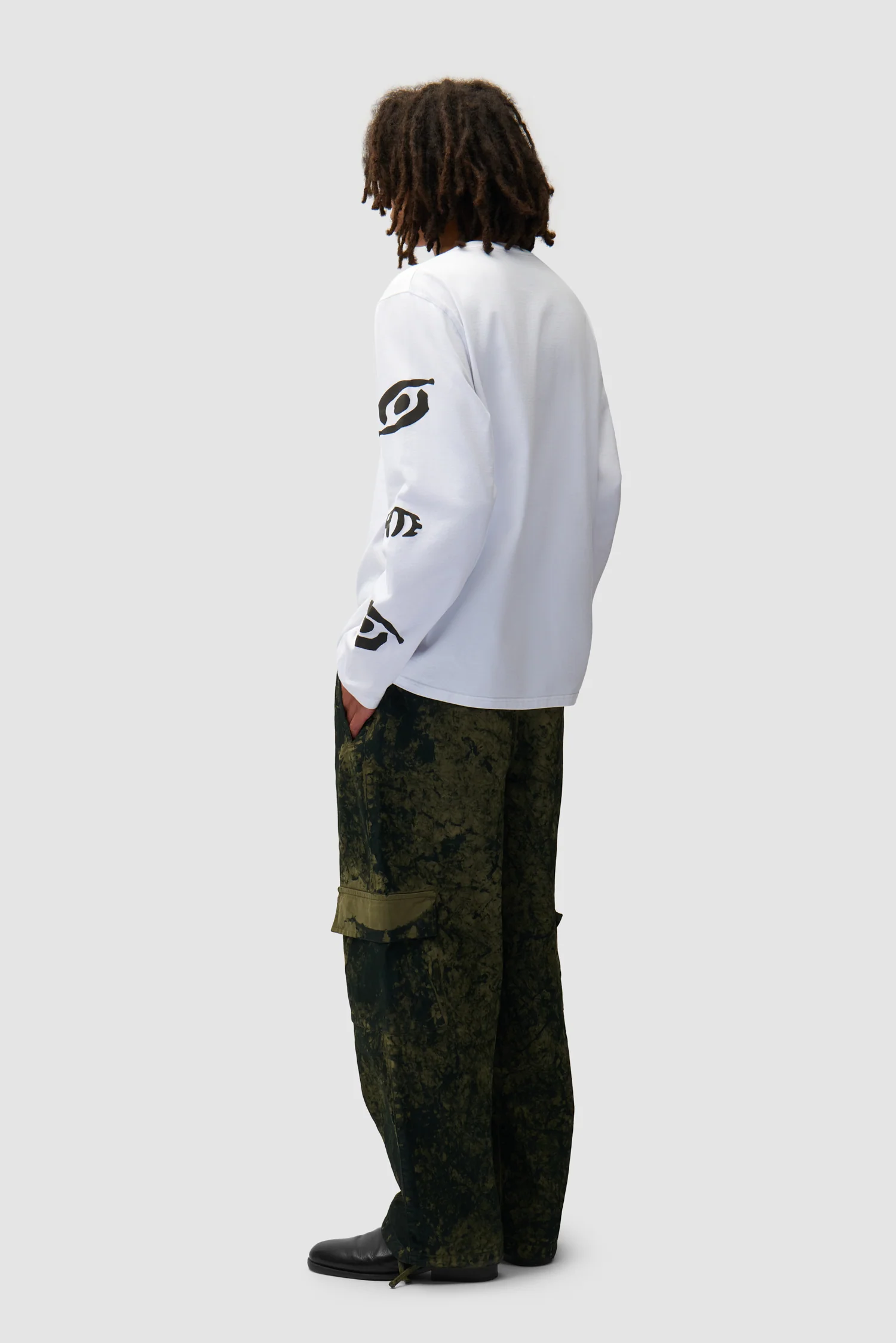 Eye Sleeve Longsleeve - White - Image 6