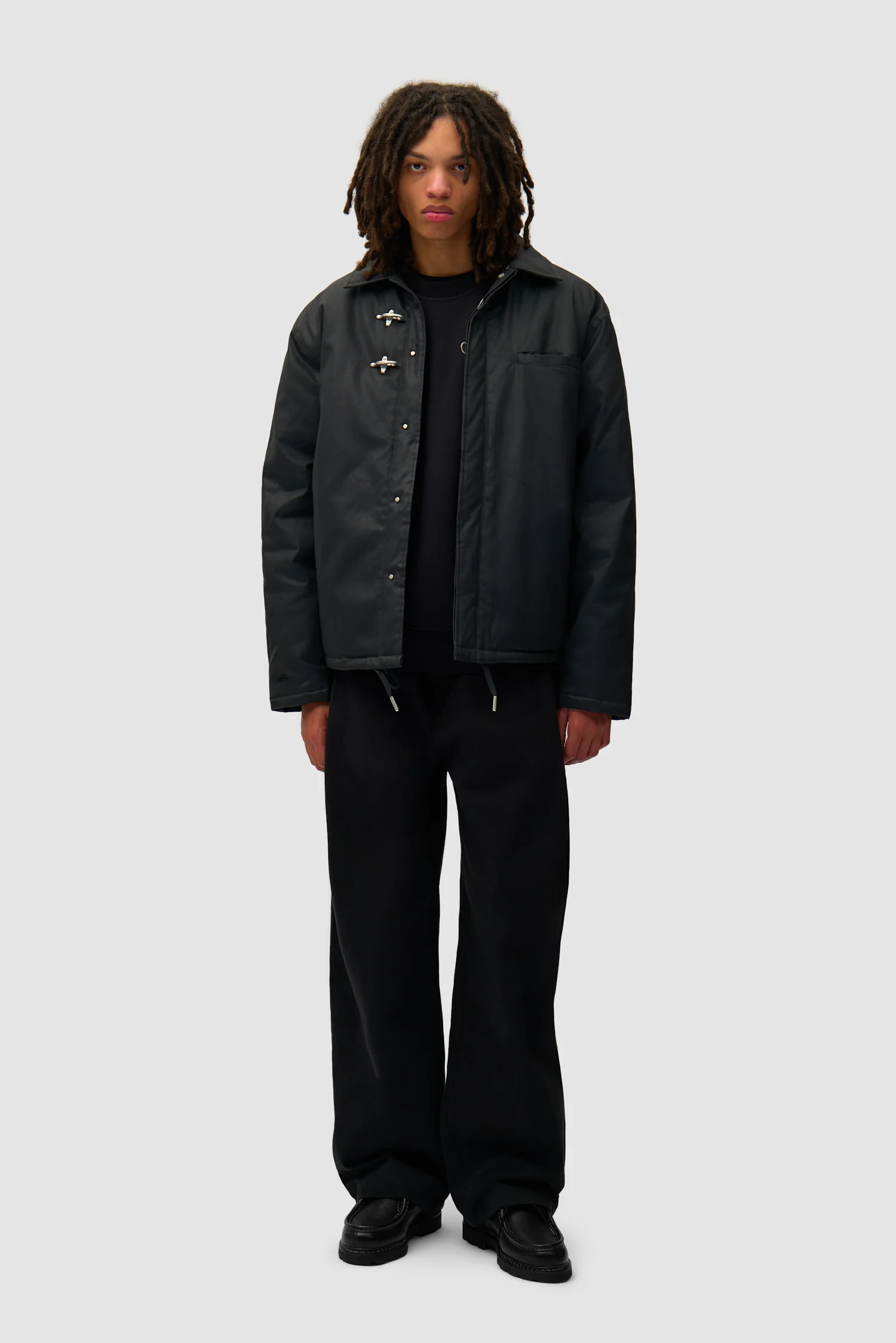 Fireman Jacket - Black - Image 4