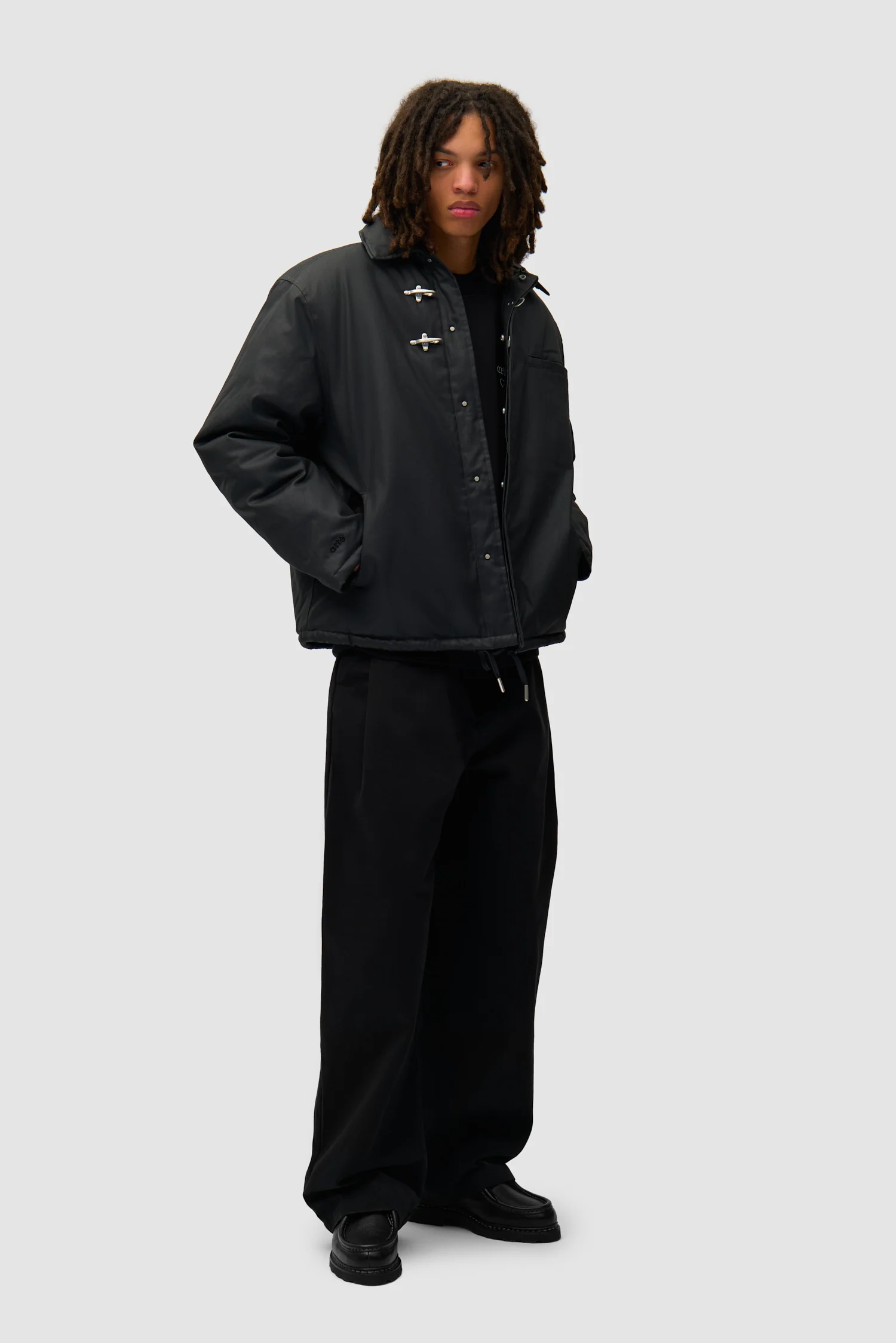 Fireman Jacket - Black - Image 5