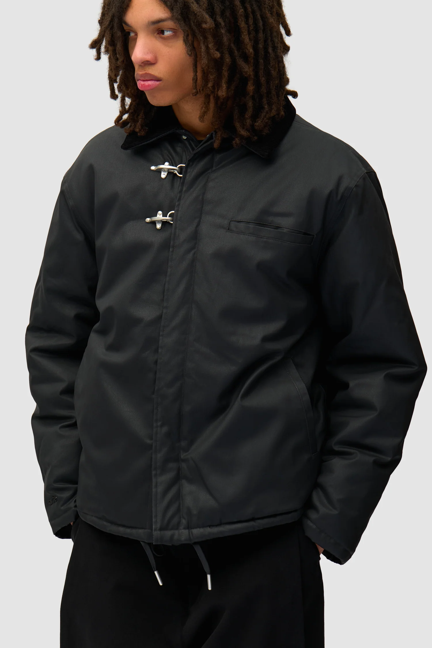 Fireman Jacket - Black - Image 7