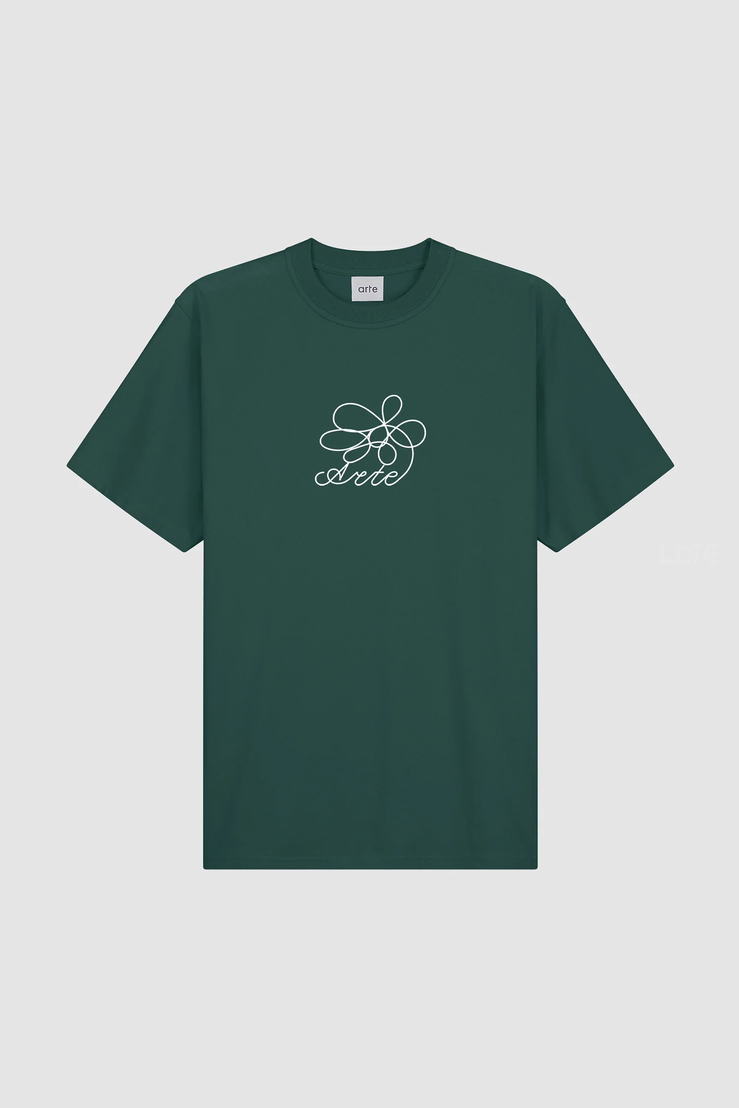 Flower Embroidery T-shirt - Green - Image 8