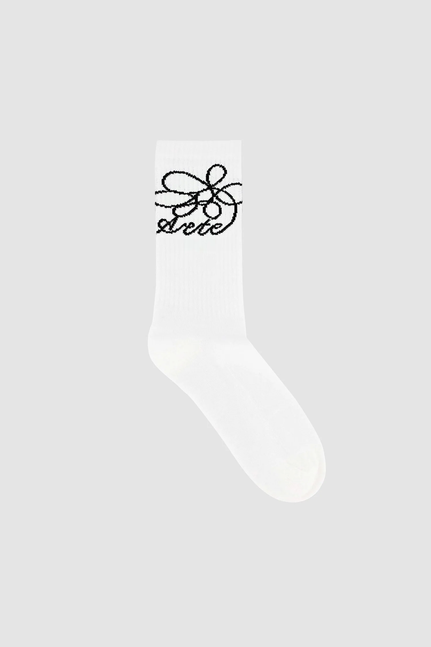 Flower Logo Socks - White - Image 2
