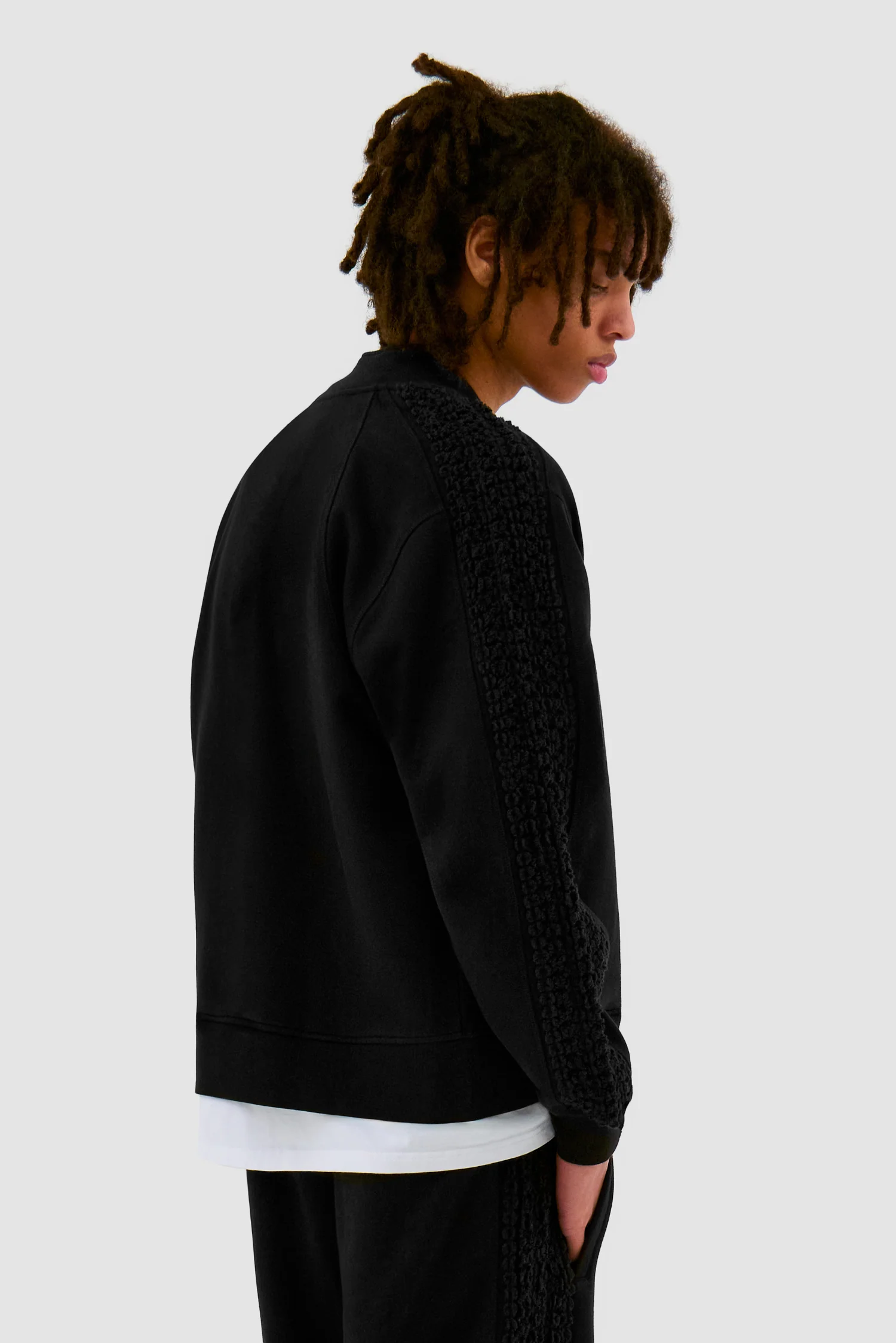 Flower Tape Jacket - Black - Image 3