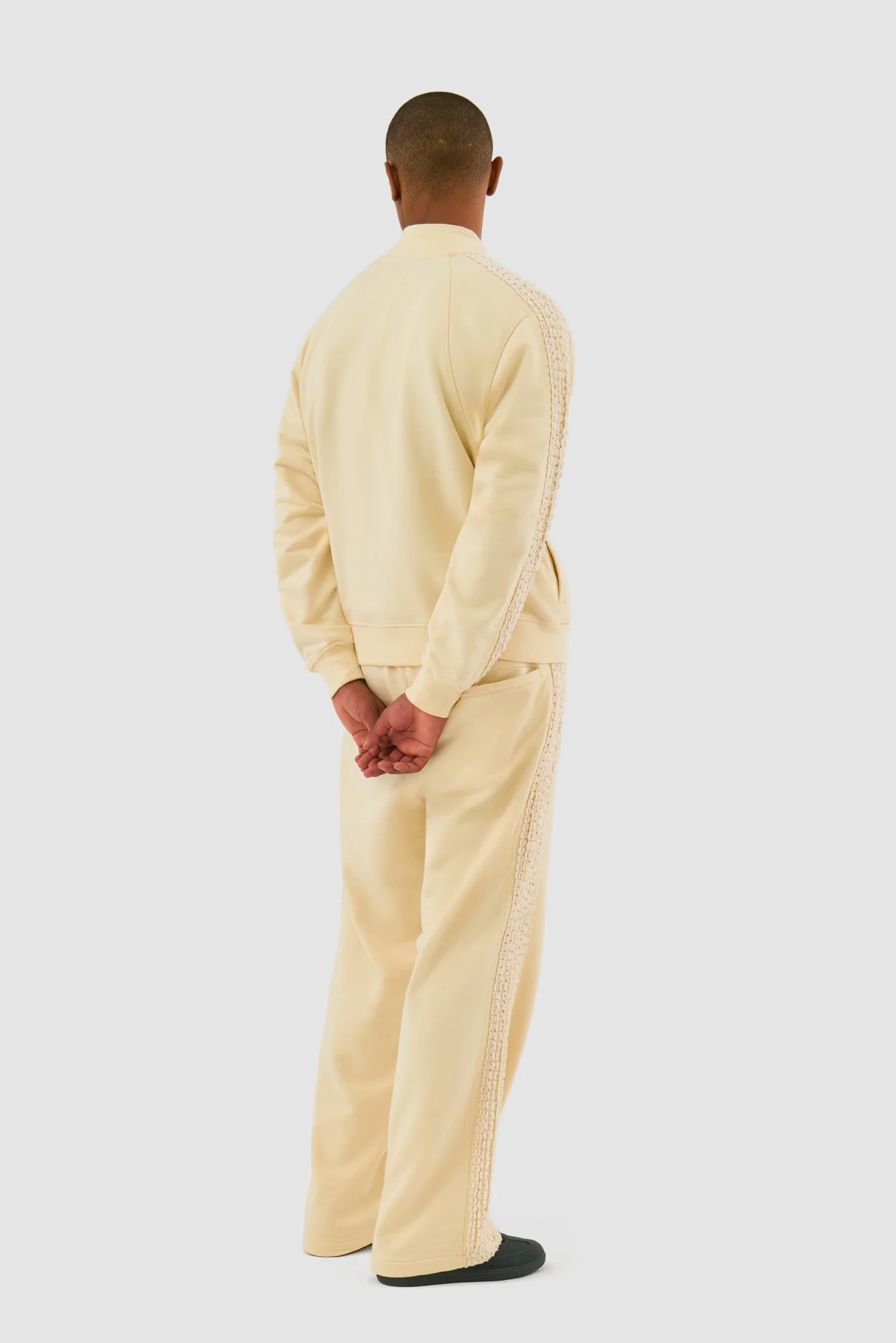 Flower Tape Pants - Cream - Image 6