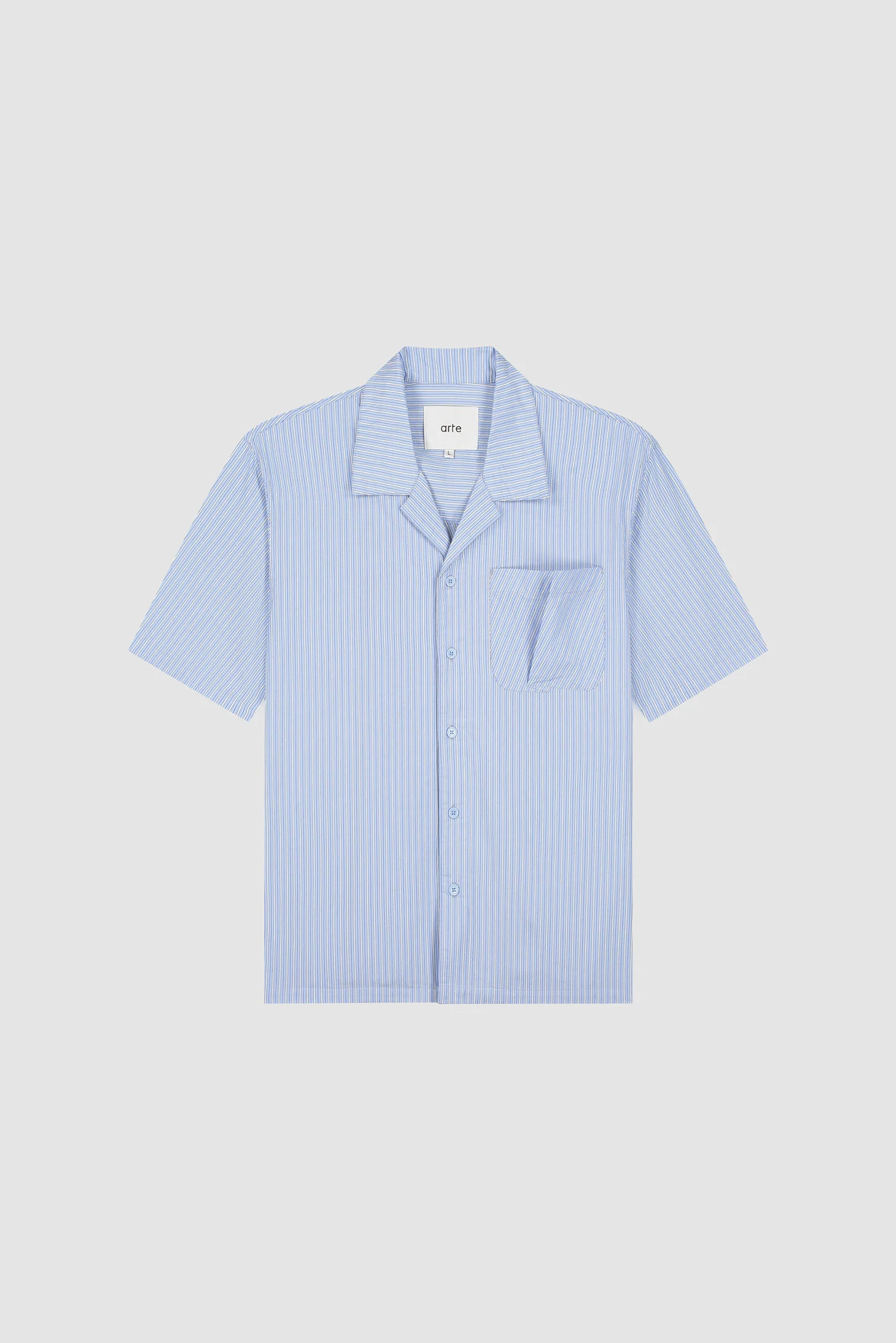 Fold Pocket Shirt - Striped - Image 9