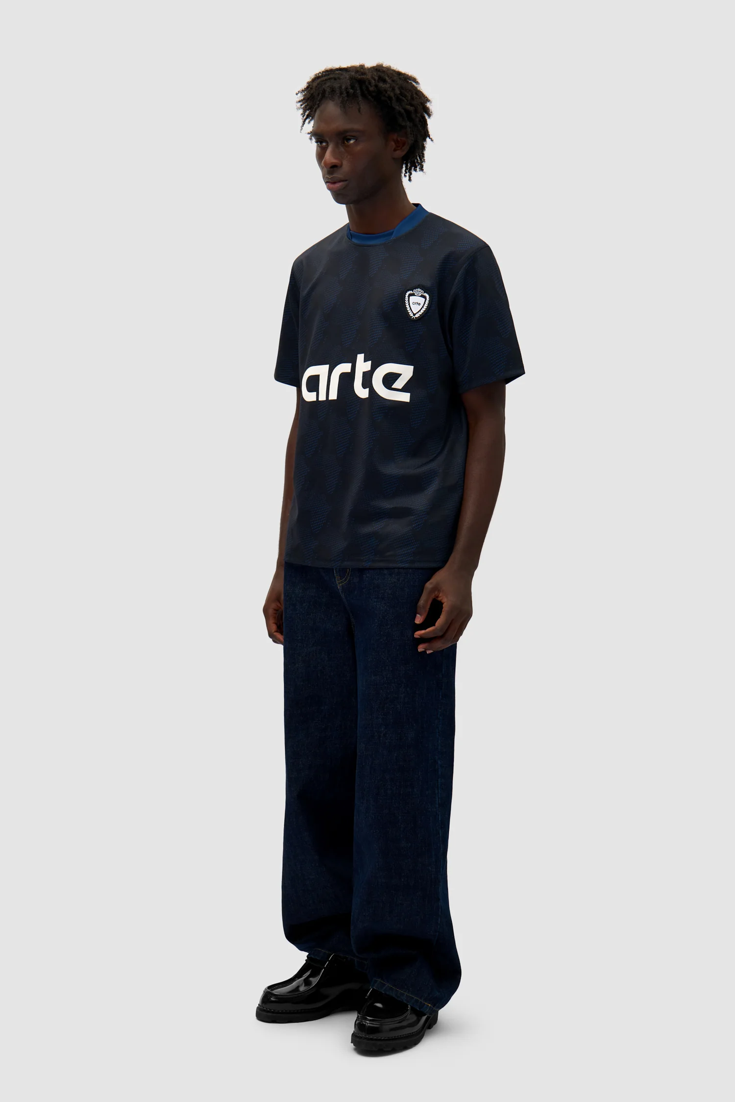 Footbal Shirt - Navy - Image 5
