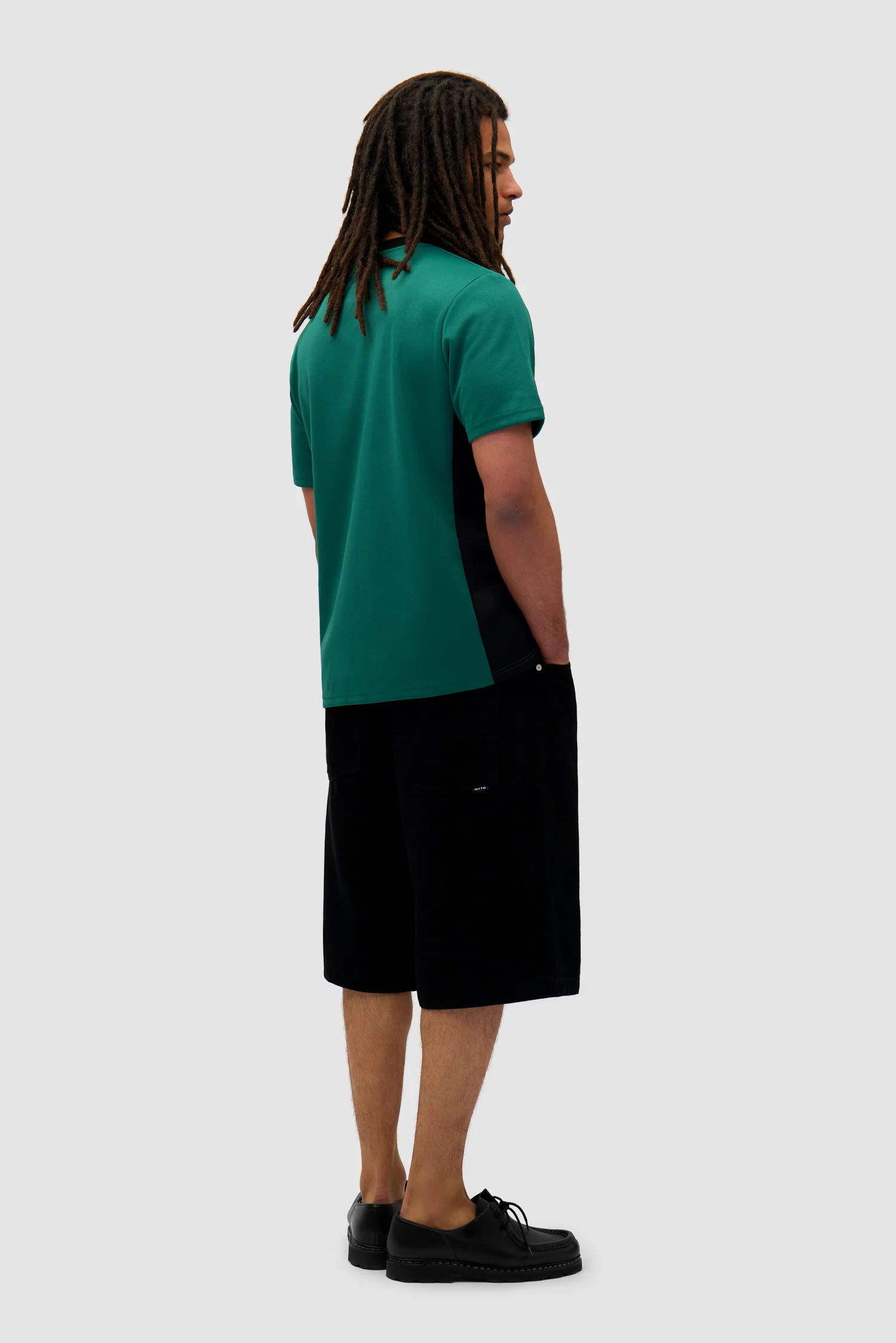 Footbal T-shirt - Green/Black - Image 7