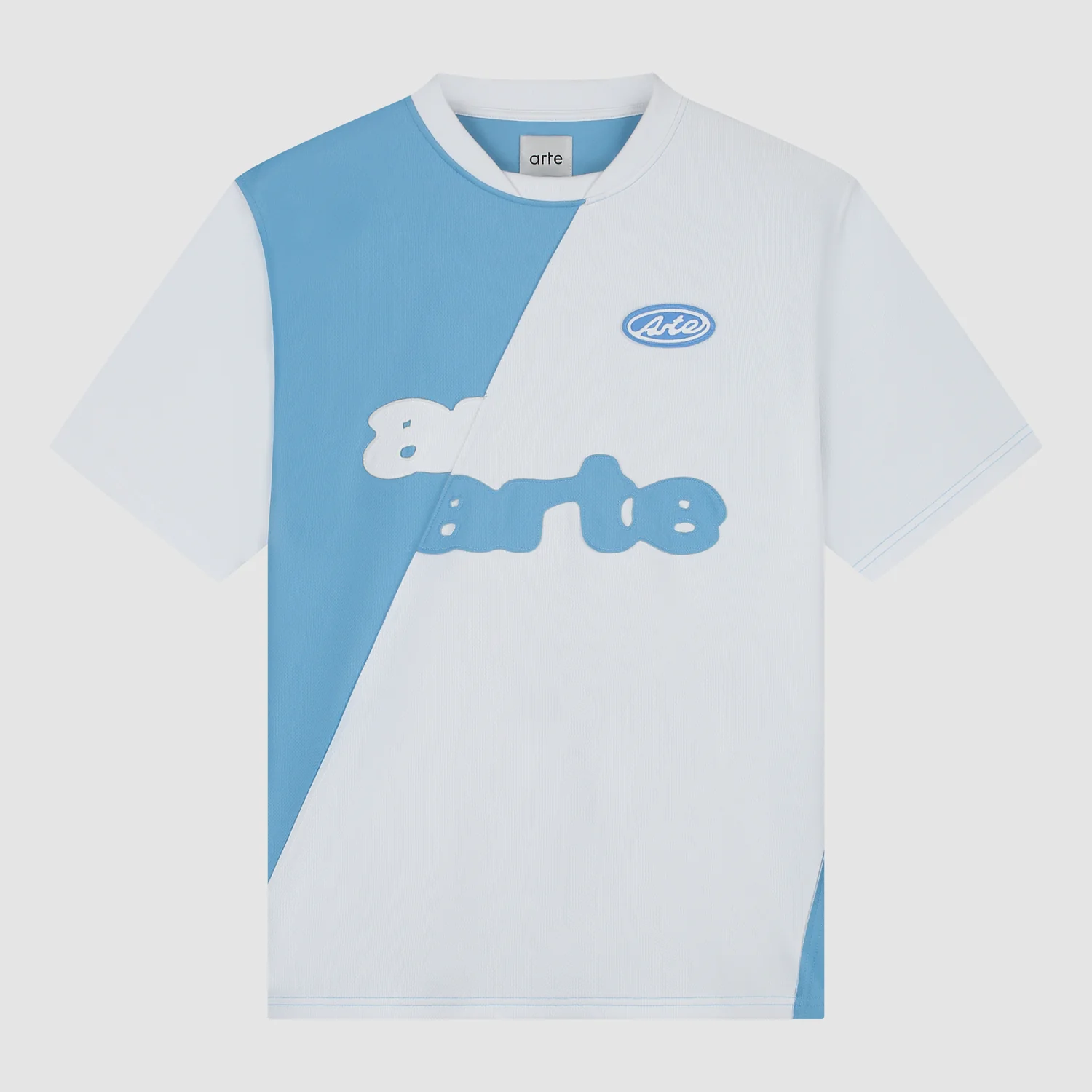 Football T-shirt - Blue/White