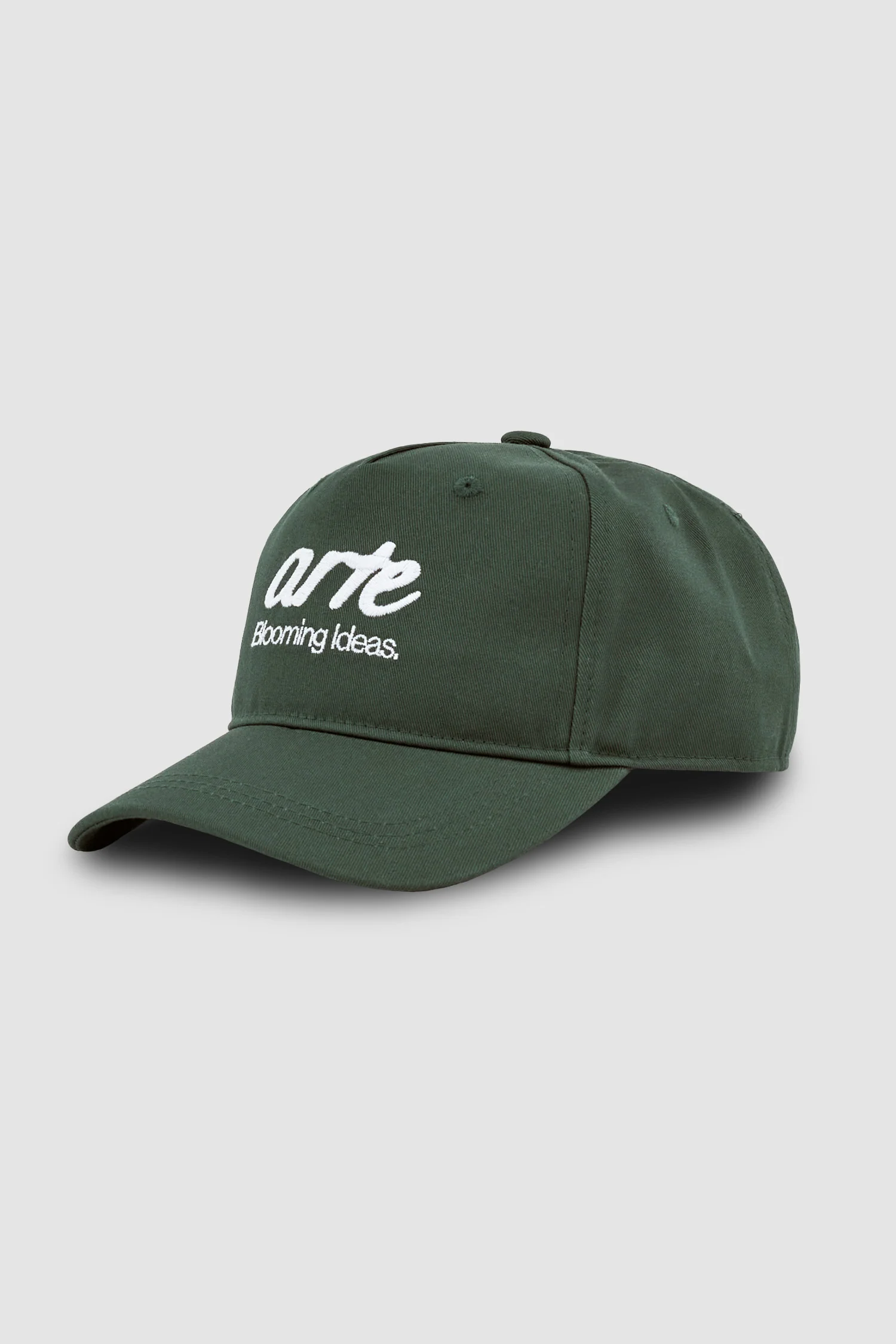 Front Logo Embroidery Cap - Green - Image 2