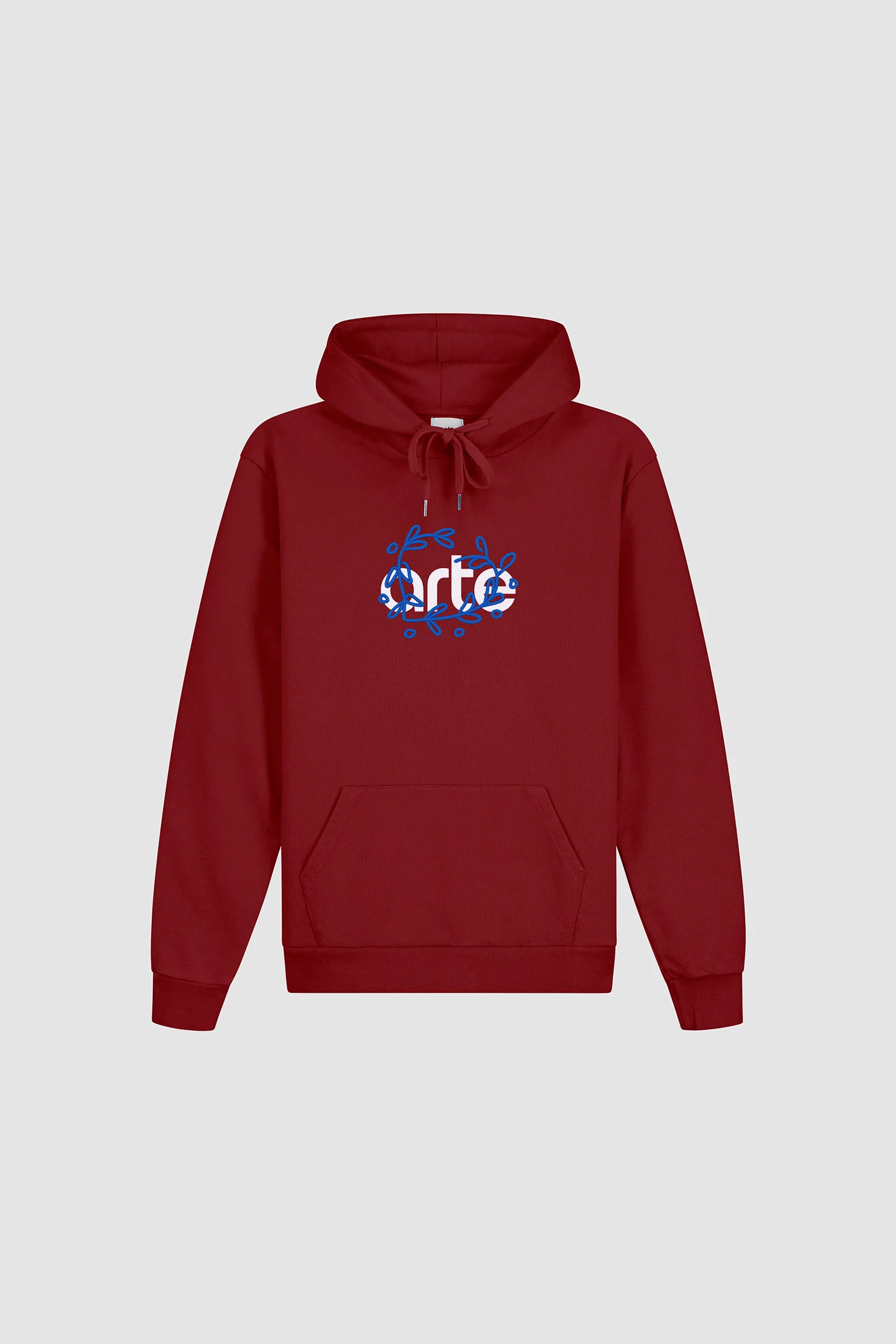 Hank Arte Front Hoodie - Bordeaux - Image 8