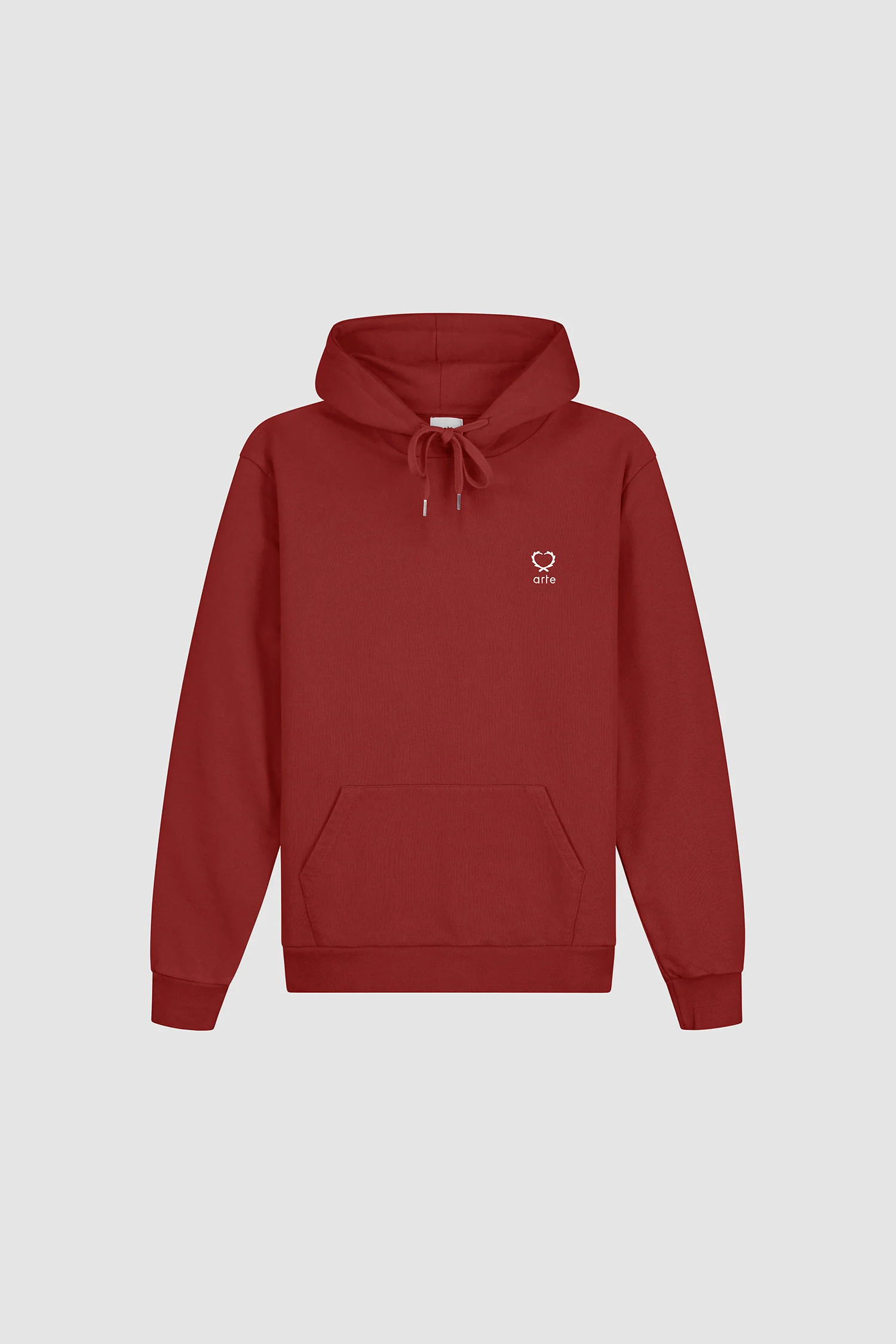 Hank Small Heart Hoodie - Bordeaux - Image 8