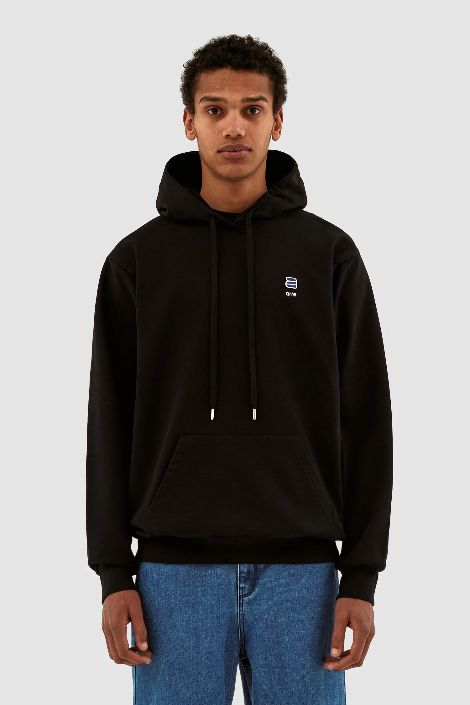 Harmon A Logo Hoodie - Black - Image 2