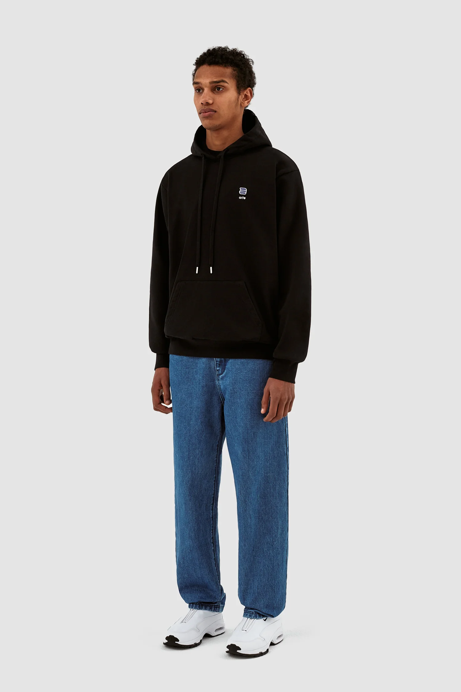 Harmon A Logo Hoodie - Black - Image 3