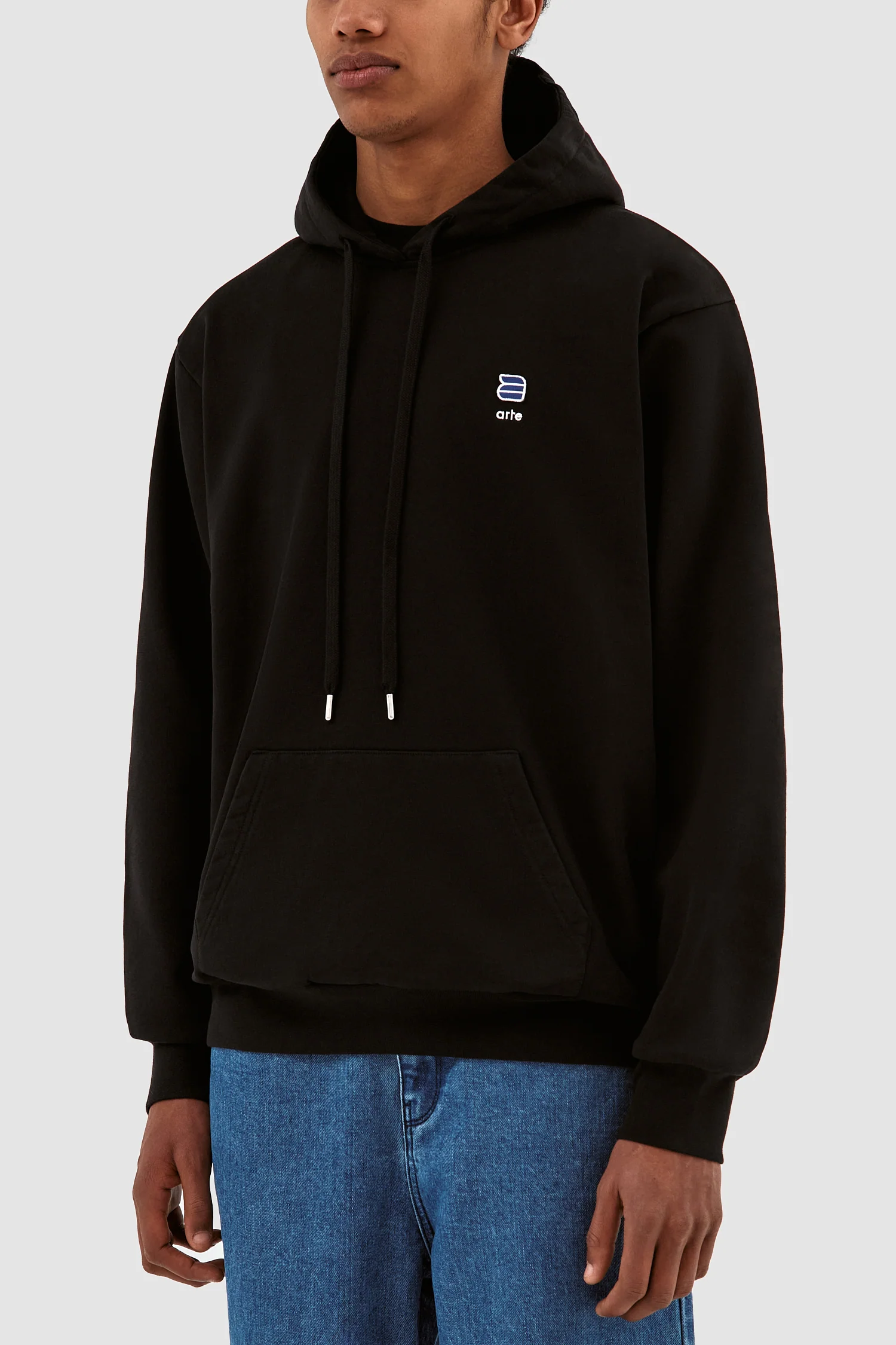 Harmon A Logo Hoodie - Black - Image 5