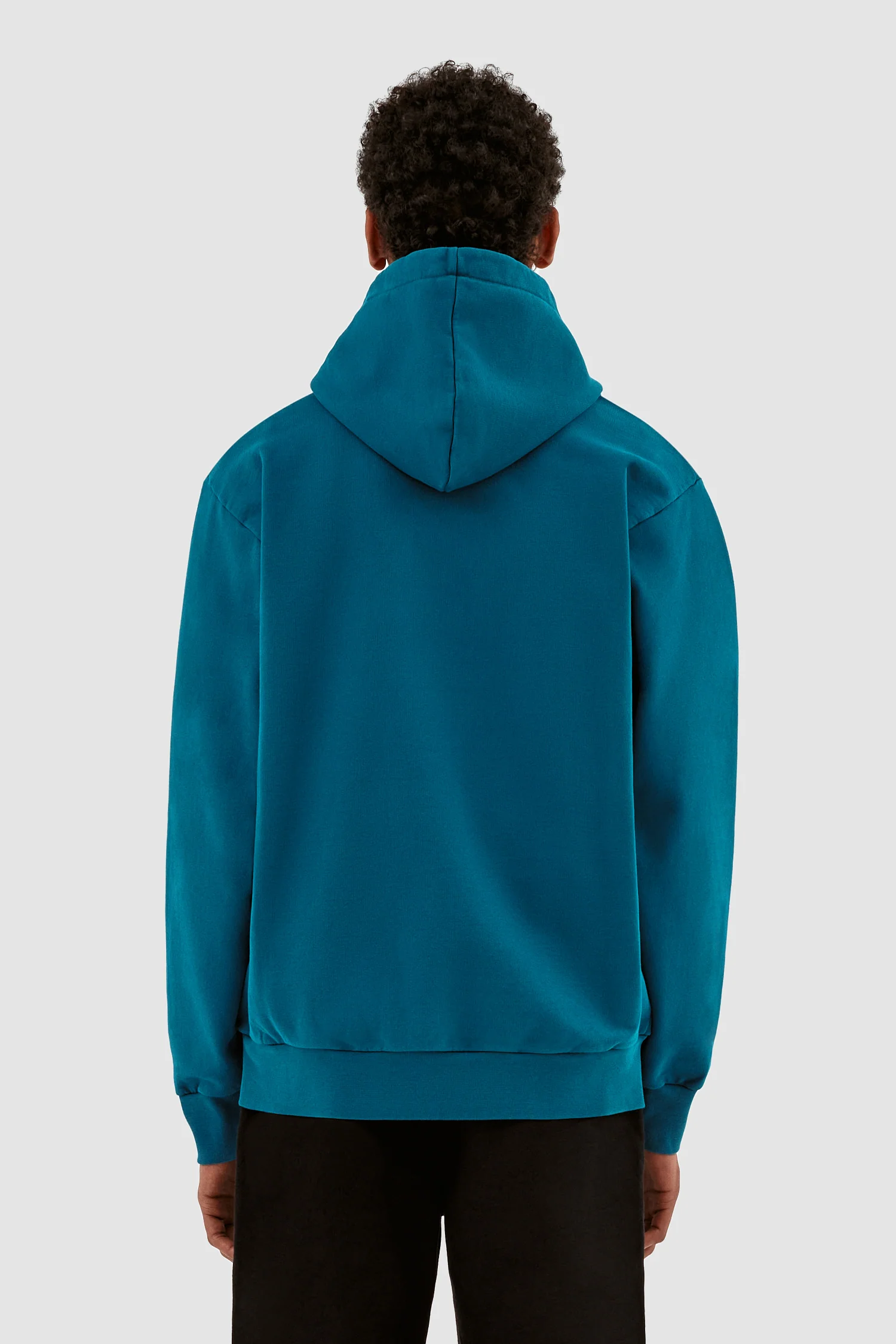 Harmon A Logo Hoodie - Lagoon Blue - Image 3
