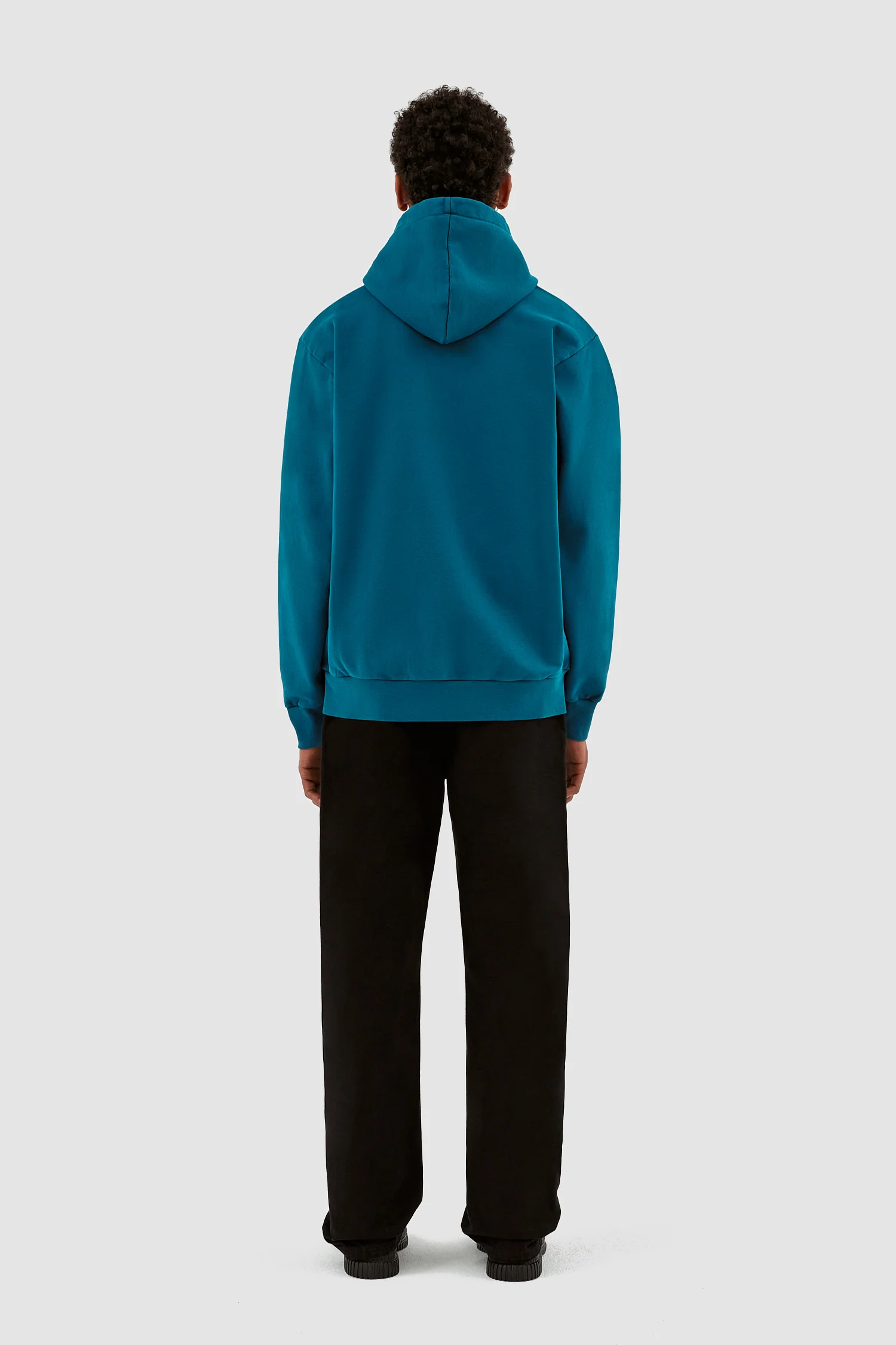 Harmon A Logo Hoodie - Lagoon Blue - Image 6