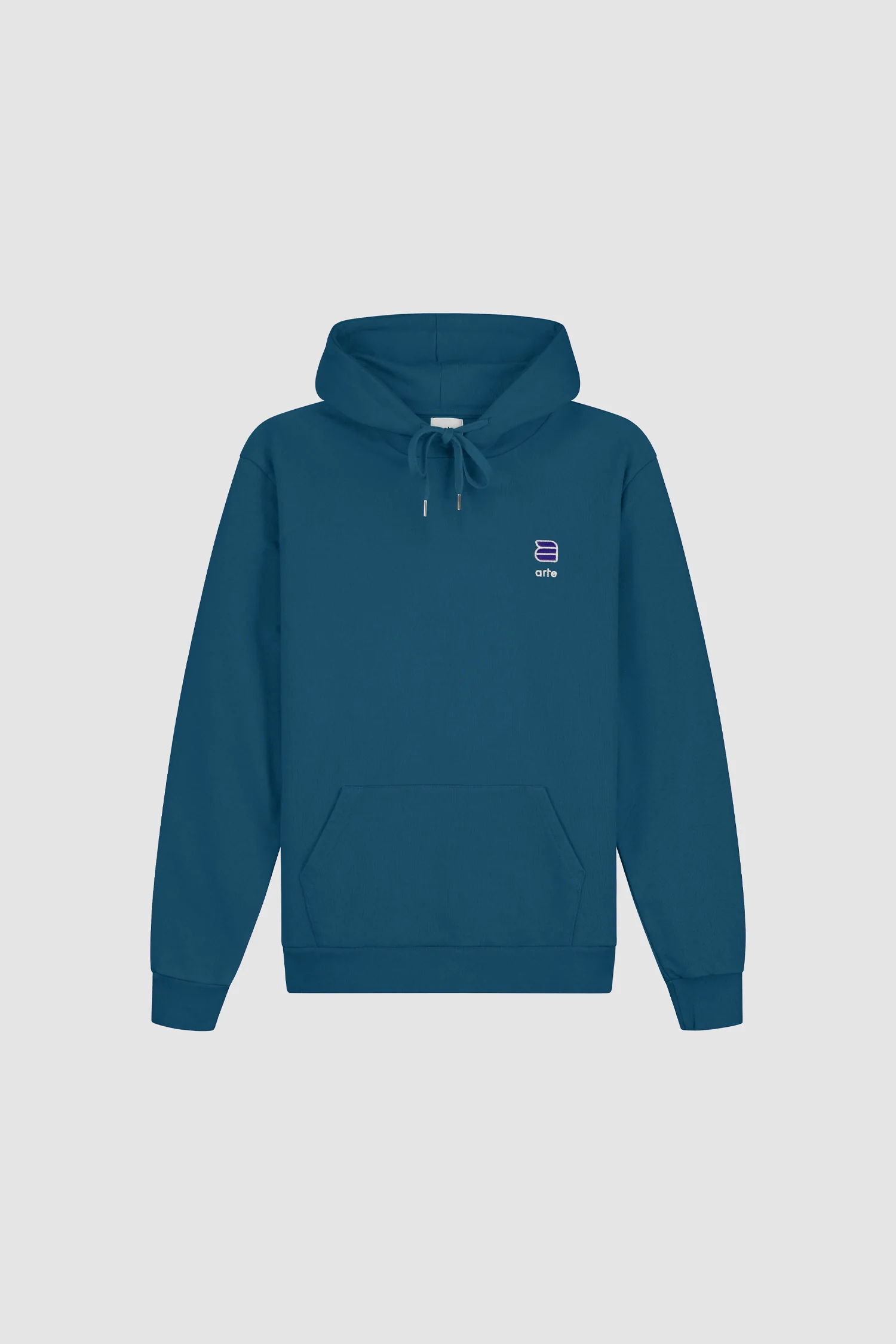 Harmon A Logo Hoodie - Lagoon Blue - Image 8