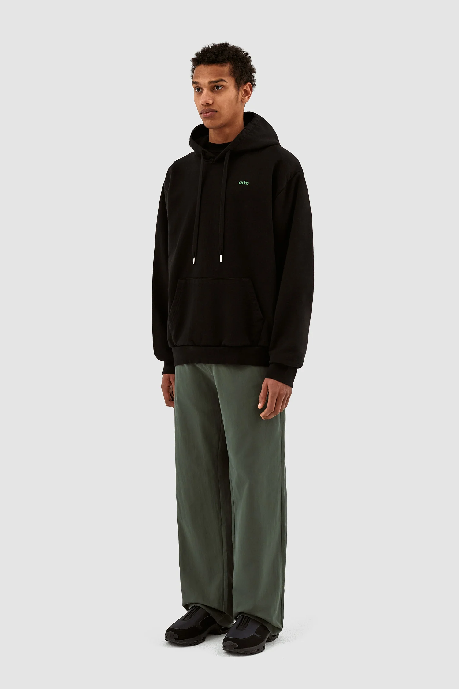 Harmon Back A Pixel Hoodie - Black - Image 5
