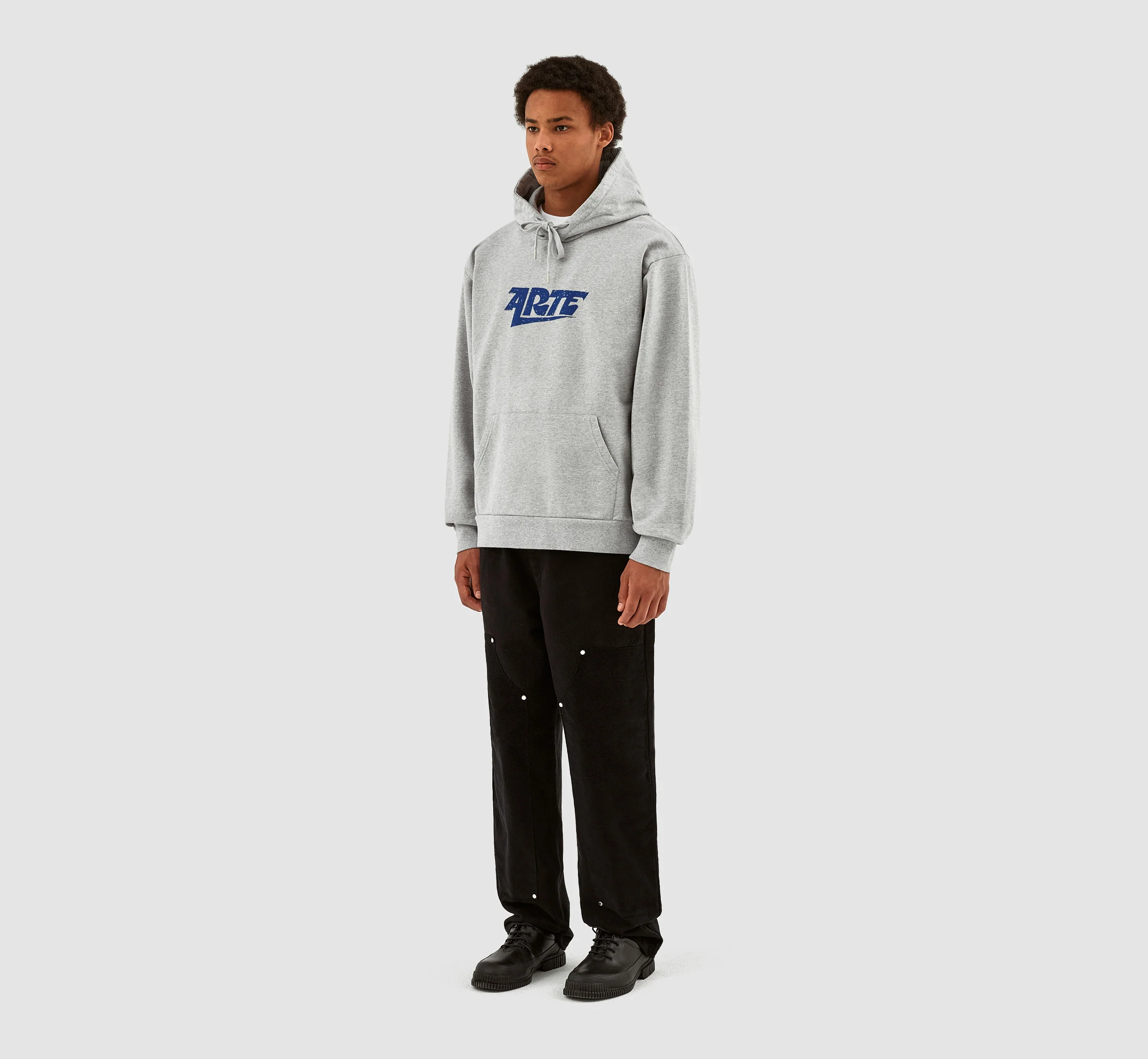 Harris Logo Hoodie - Grey - Image 5