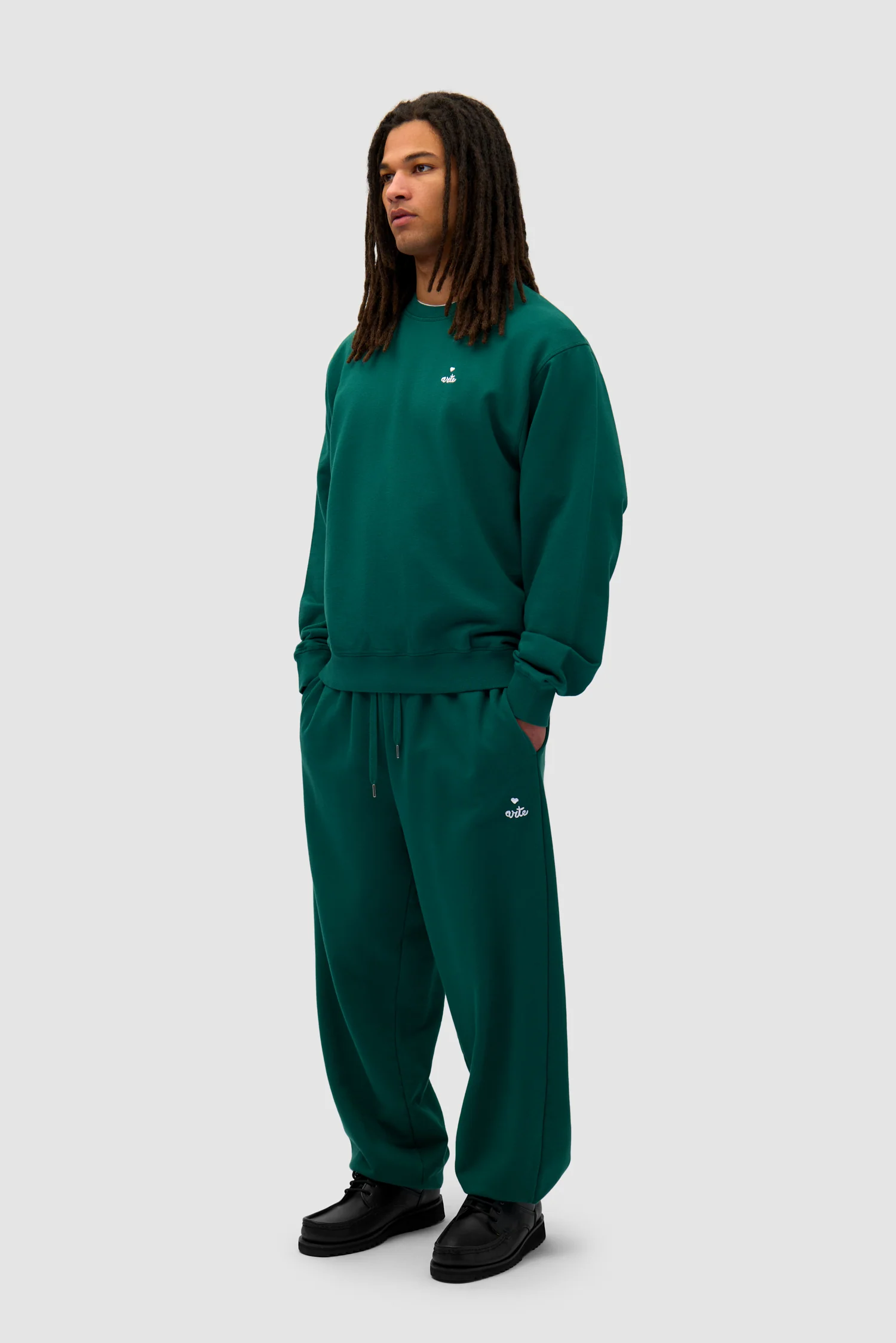 Heart Crewneck - Green - Image 4