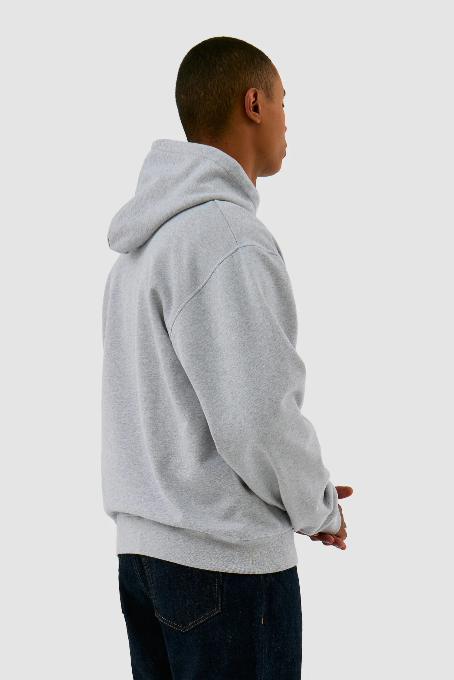 Heart Flower Hoodie - Grey - Image 3