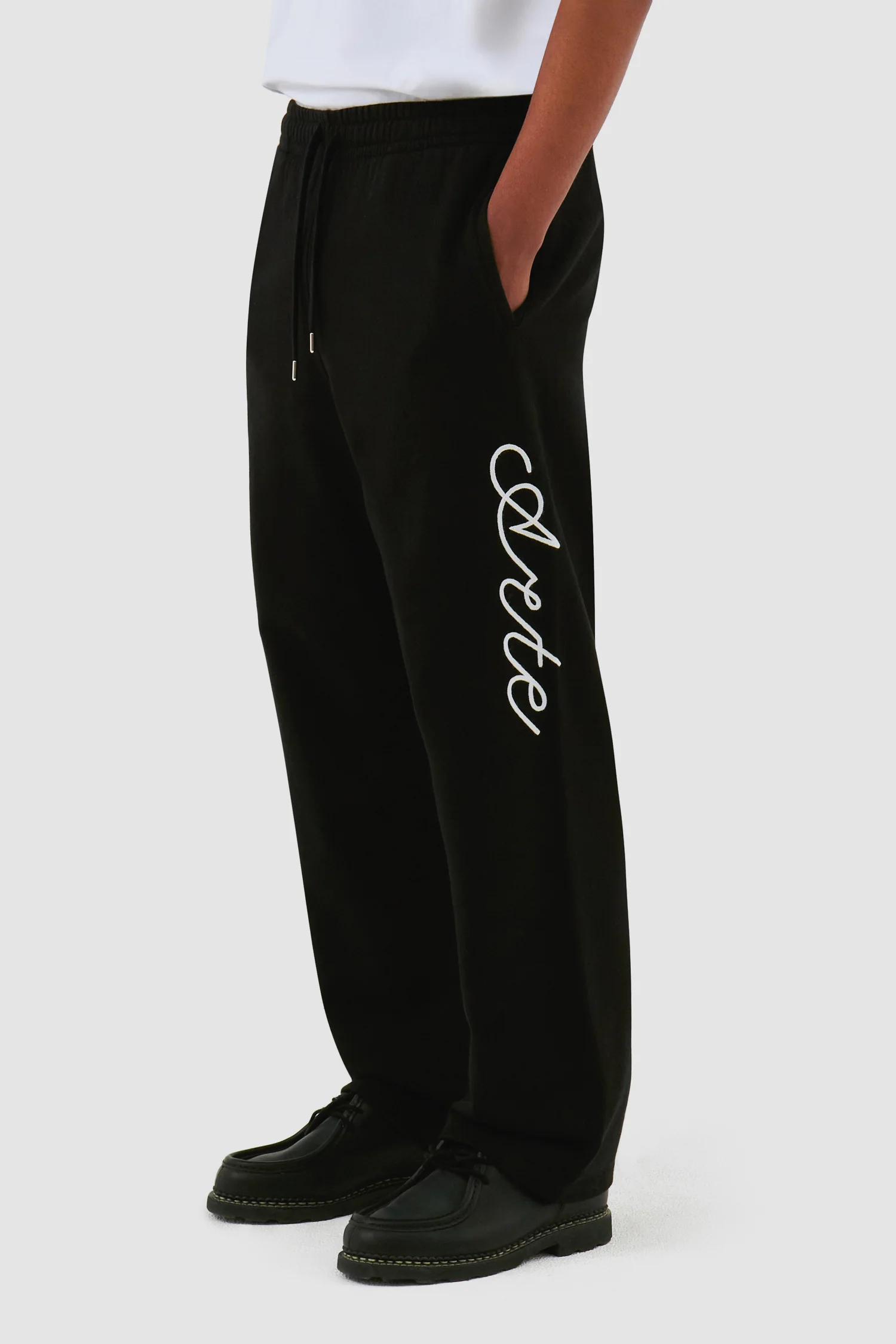 Script Logo Pants - Black - Image 4