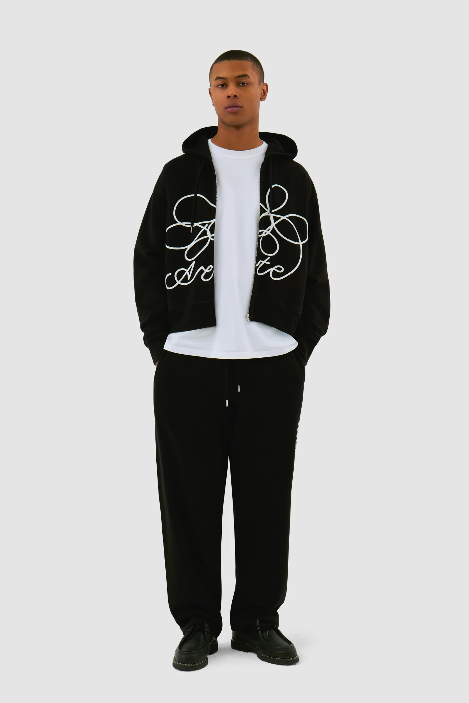 Script Logo Pants - Black - Image 6