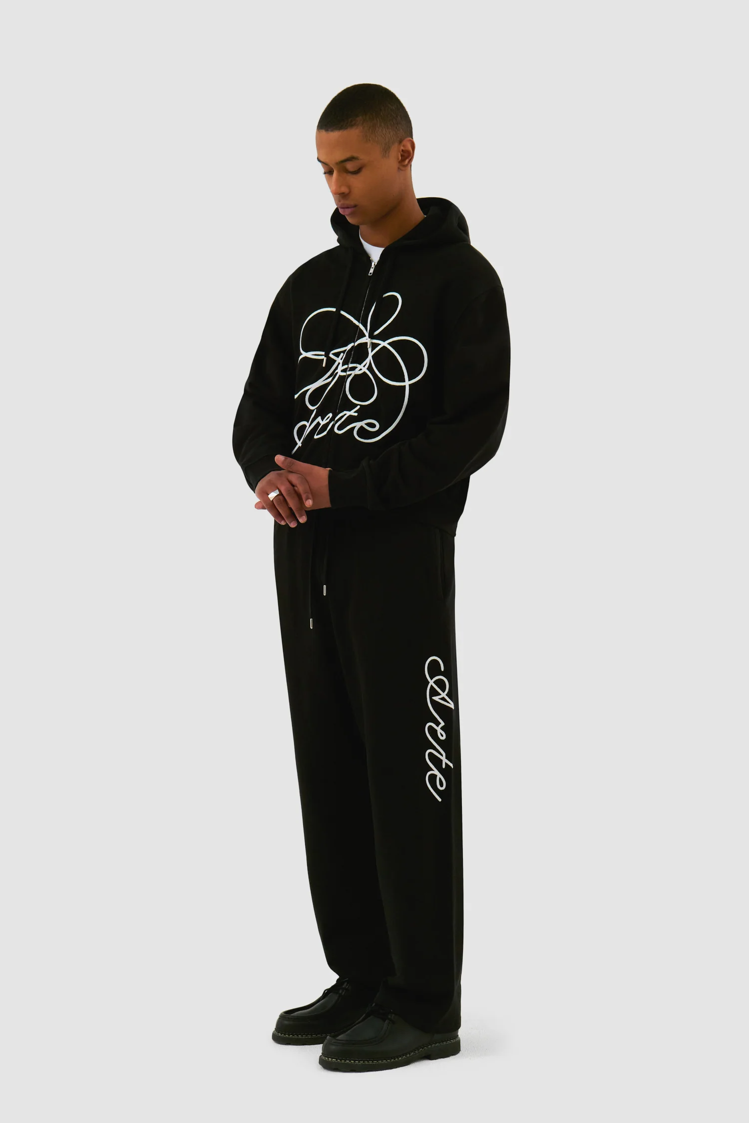 Script Logo Pants - Black - Image 7