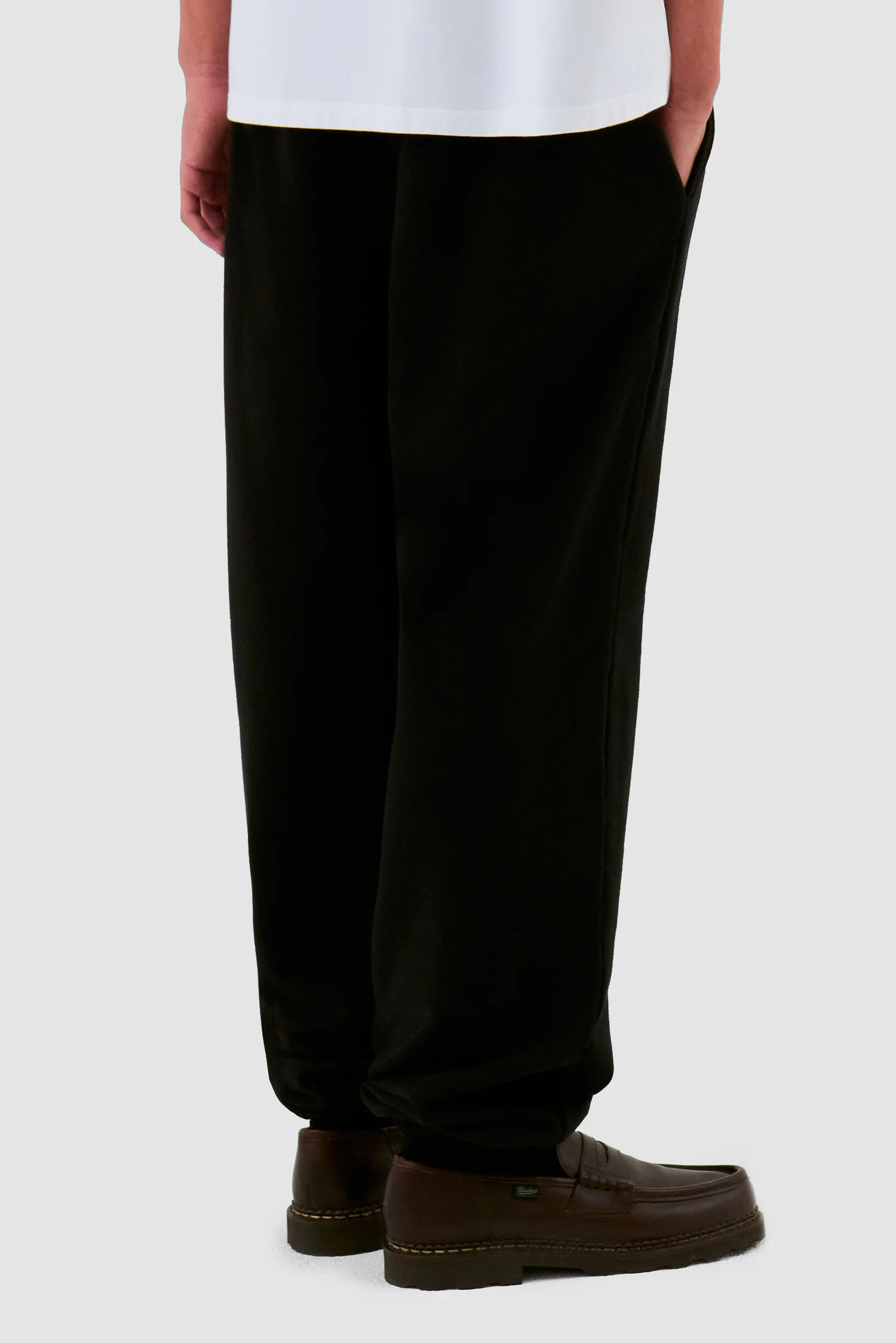 Heart Flower Sweat Pants - Black - Image 3