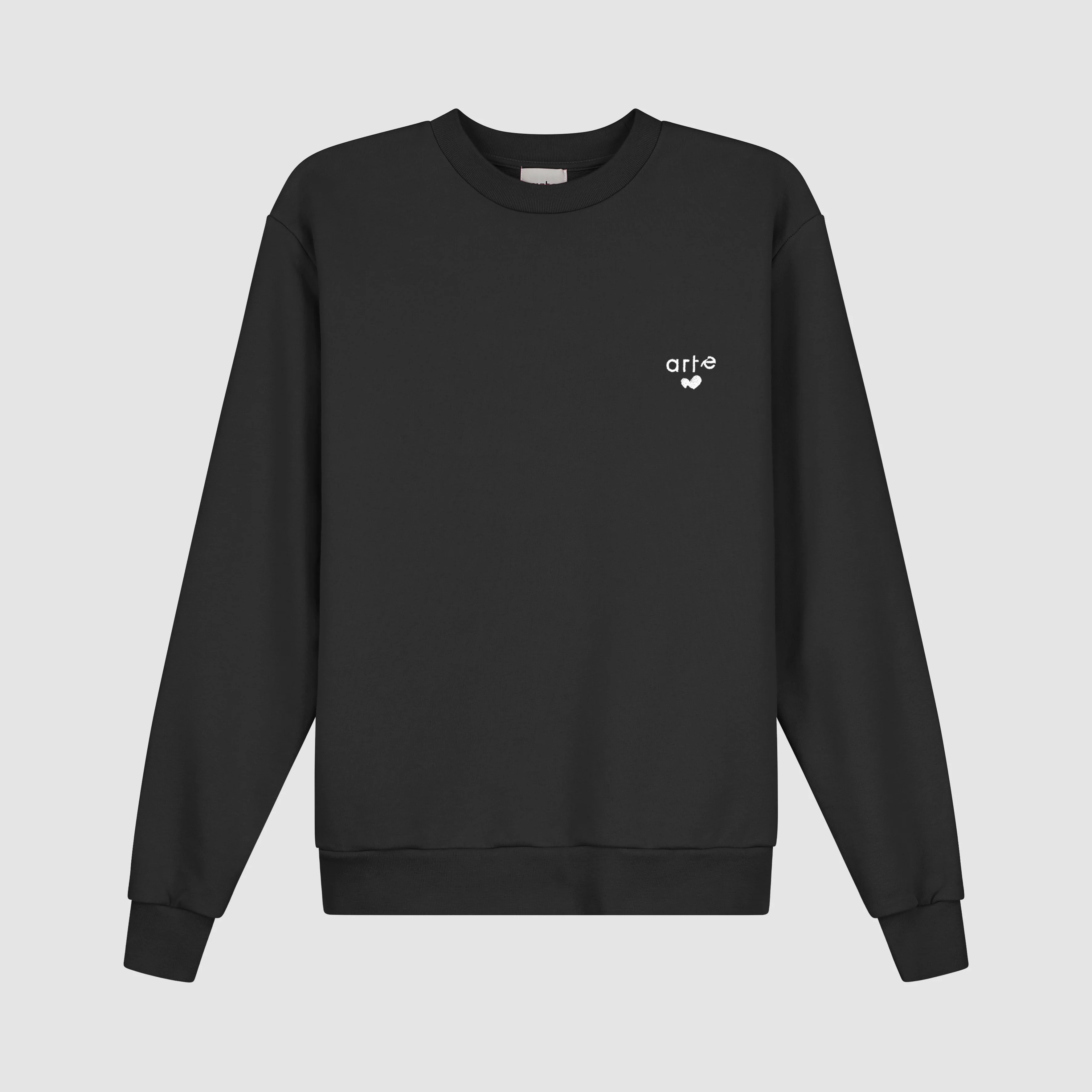 Heart Logo Crewneck - Black